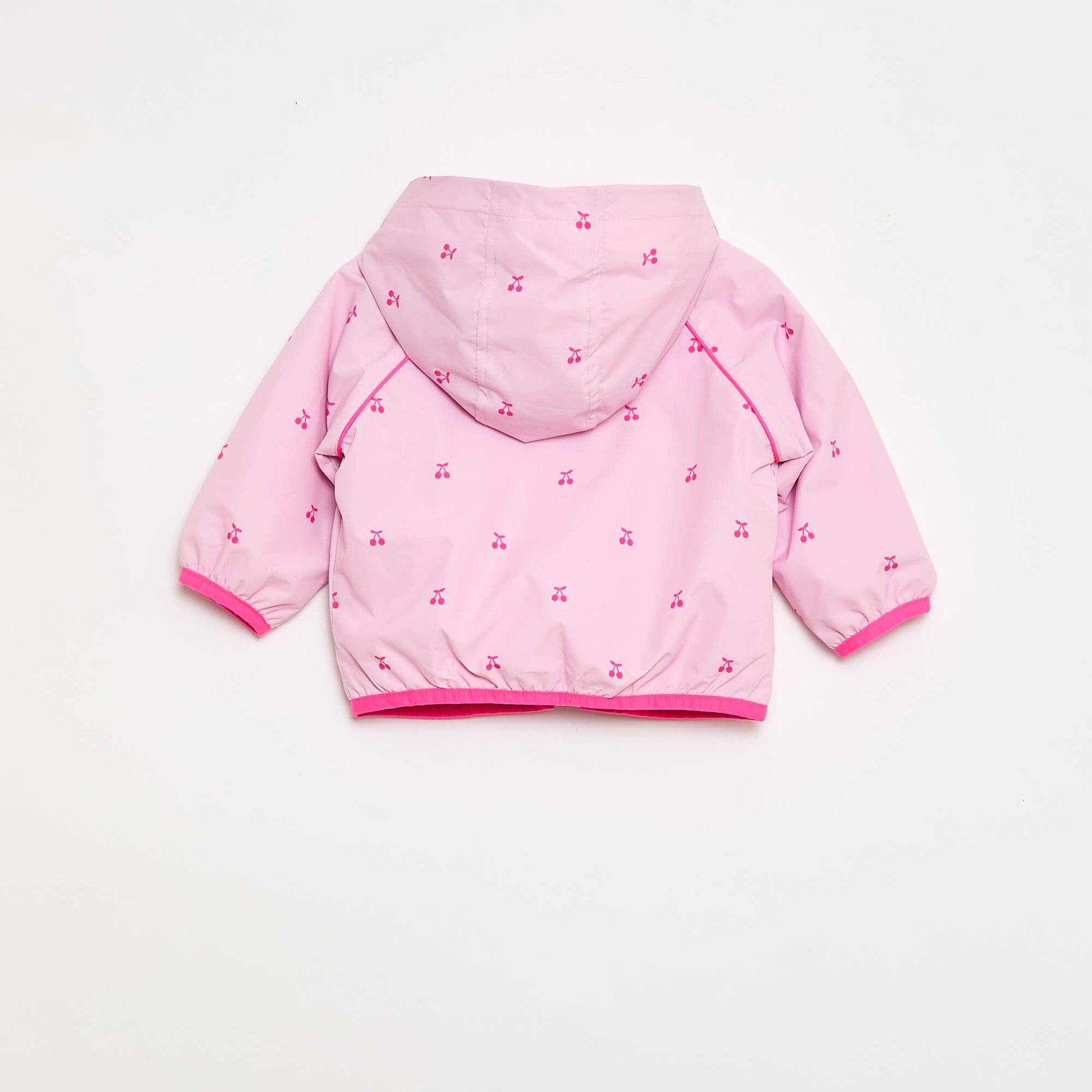Blouson coupe-vent à capuche ROSE
