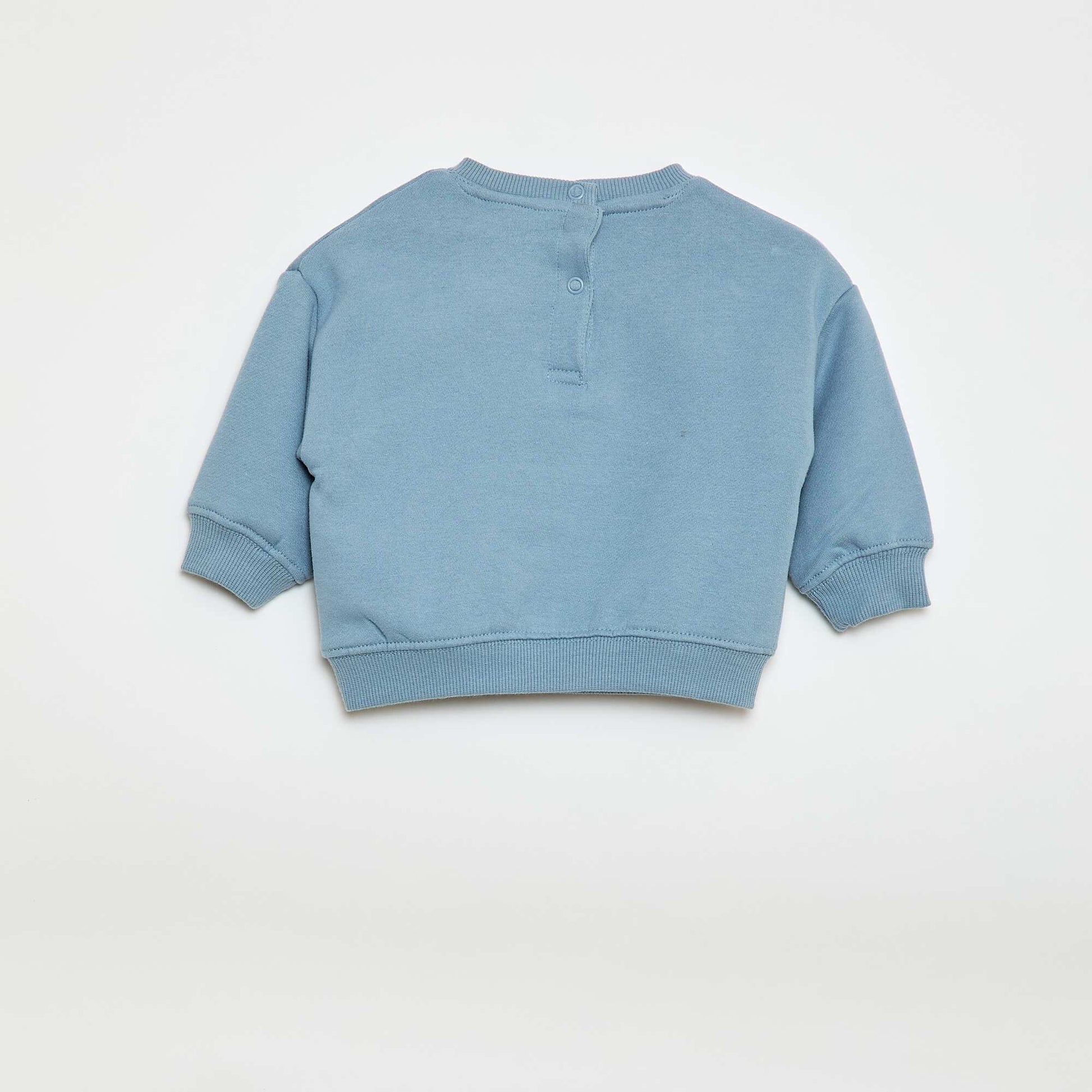 Sweat en molleton imprimé 'Winnie' BLEU