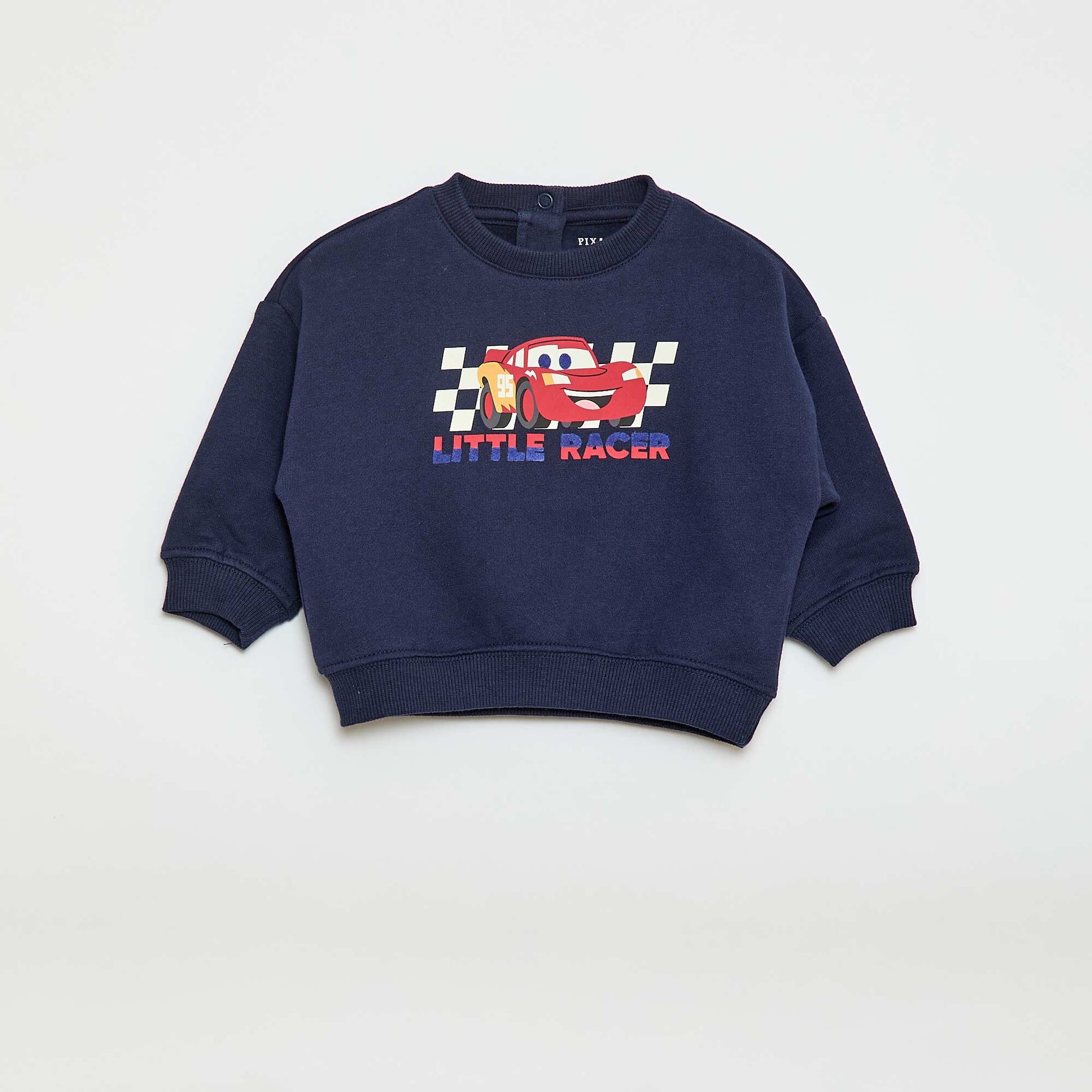 Sweat en molleton imprimé 'Cars' BLEU