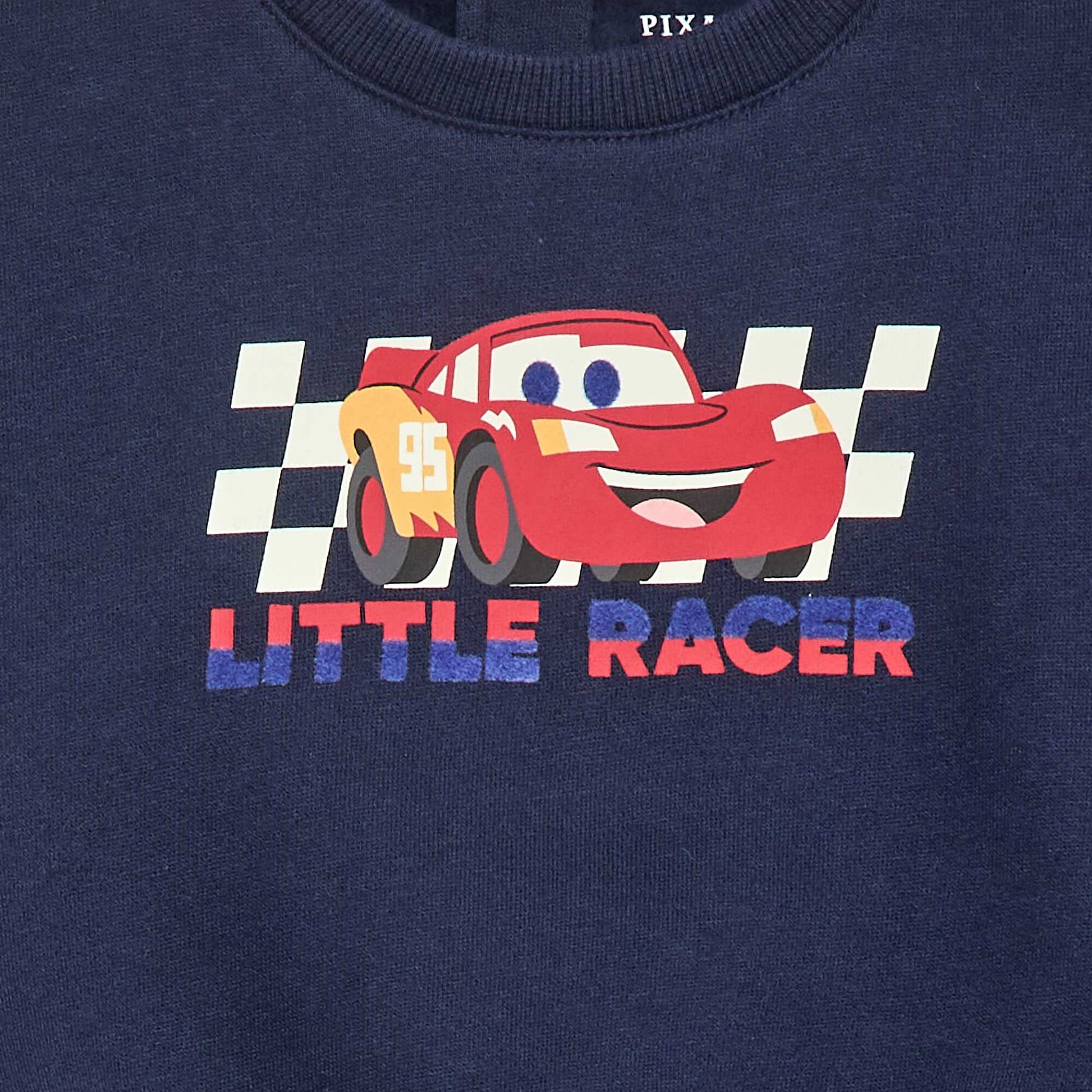 Sweat en molleton imprimé 'Cars' BLEU