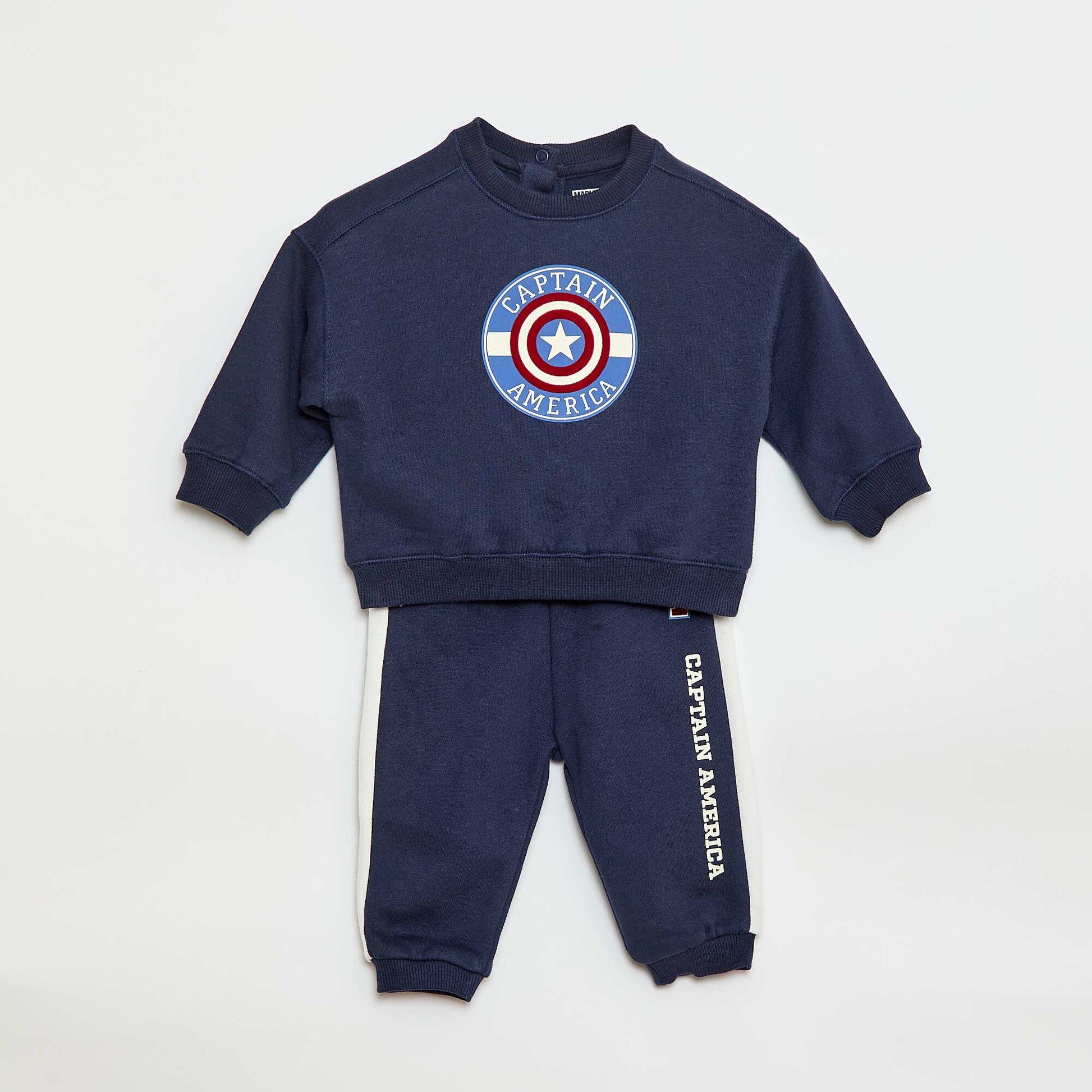 Ensemble 2 pièces - sweat + pantalon 'Captain America' BLEU
