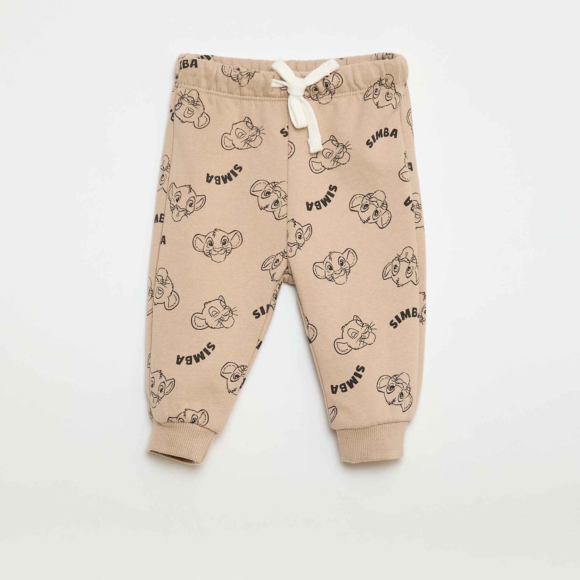 Ensemble 3 pièces 'Simba' - tee-shirt + jogging + sweat BEIGE