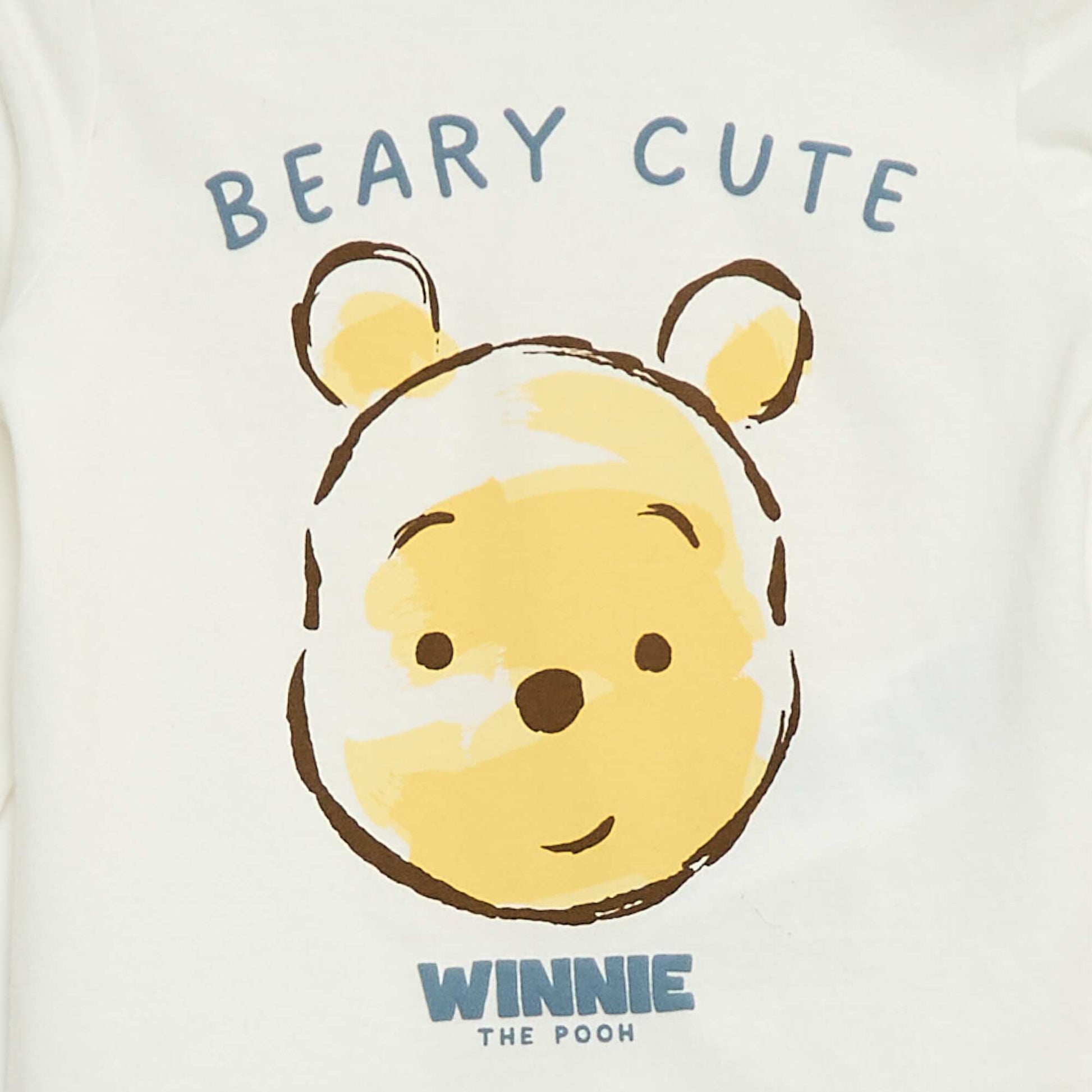 Ensemble 3 pièces 'Winnie' - tee-shirt + jogging + sweat BLEU