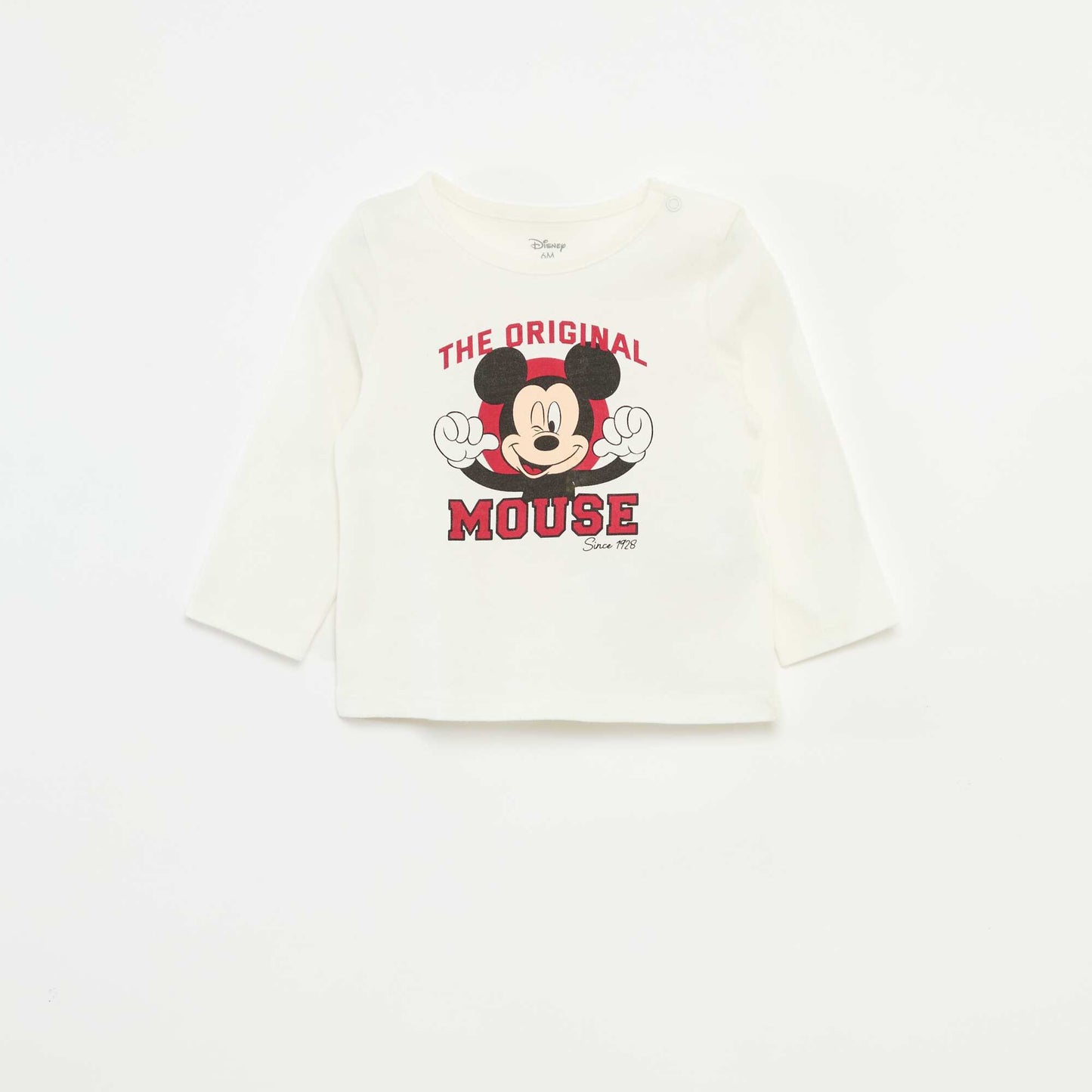 T-shirt imprimé 'Mickey' 'Disney' BLANC