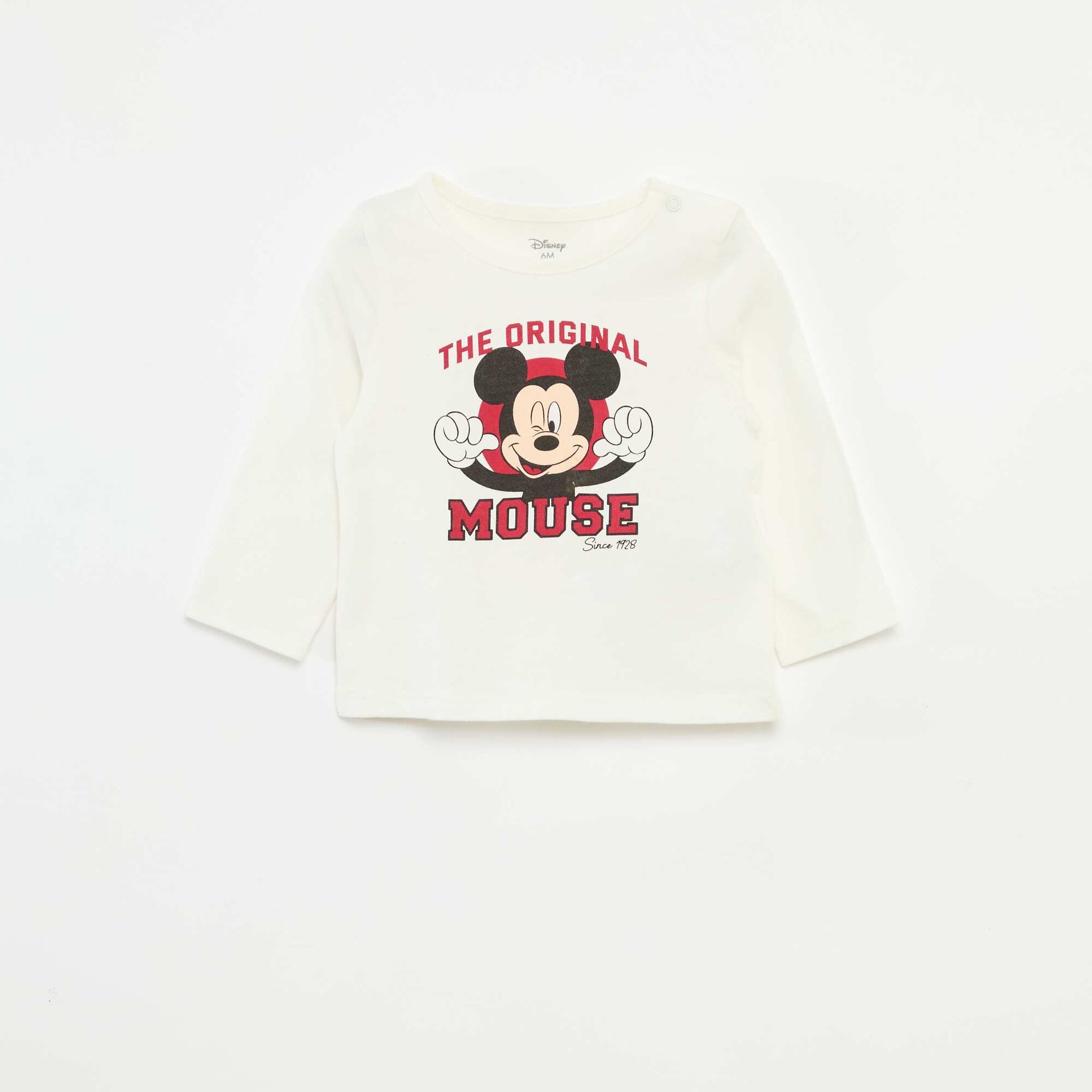 T-shirt imprimé 'Mickey' 'Disney' BLANC