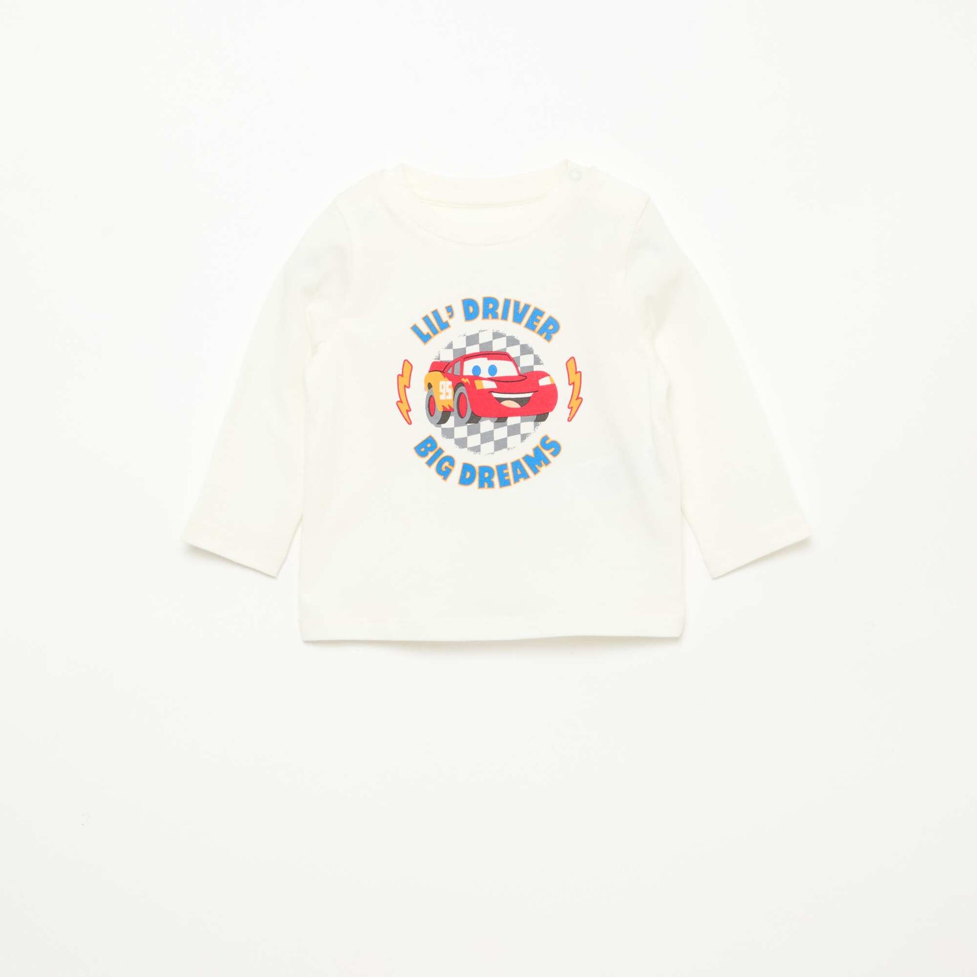 Lot de 3 tee-shirts 'Cars' BLANC/BLEU/NOIR