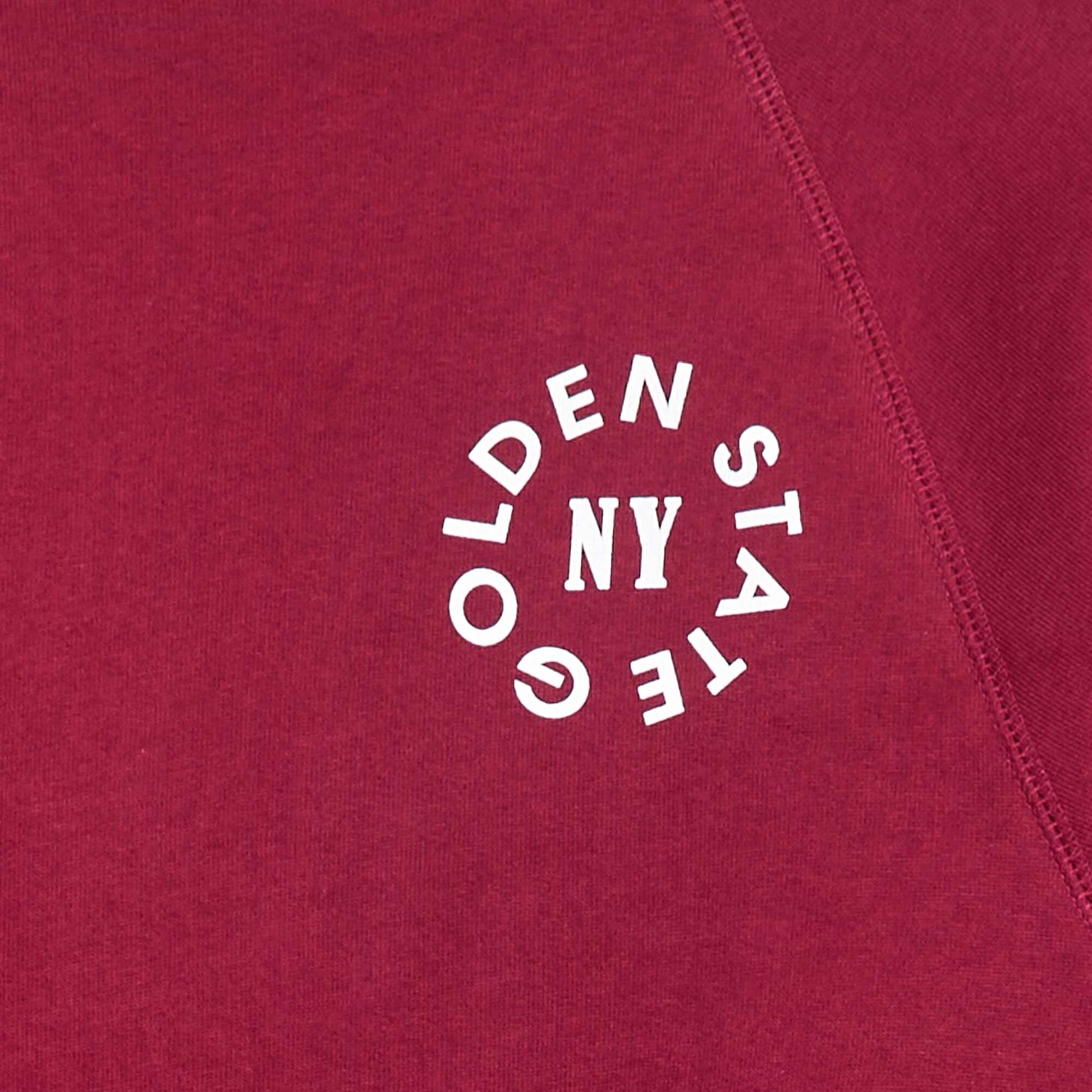 Sweat en molleton avec imprimé ROUGE