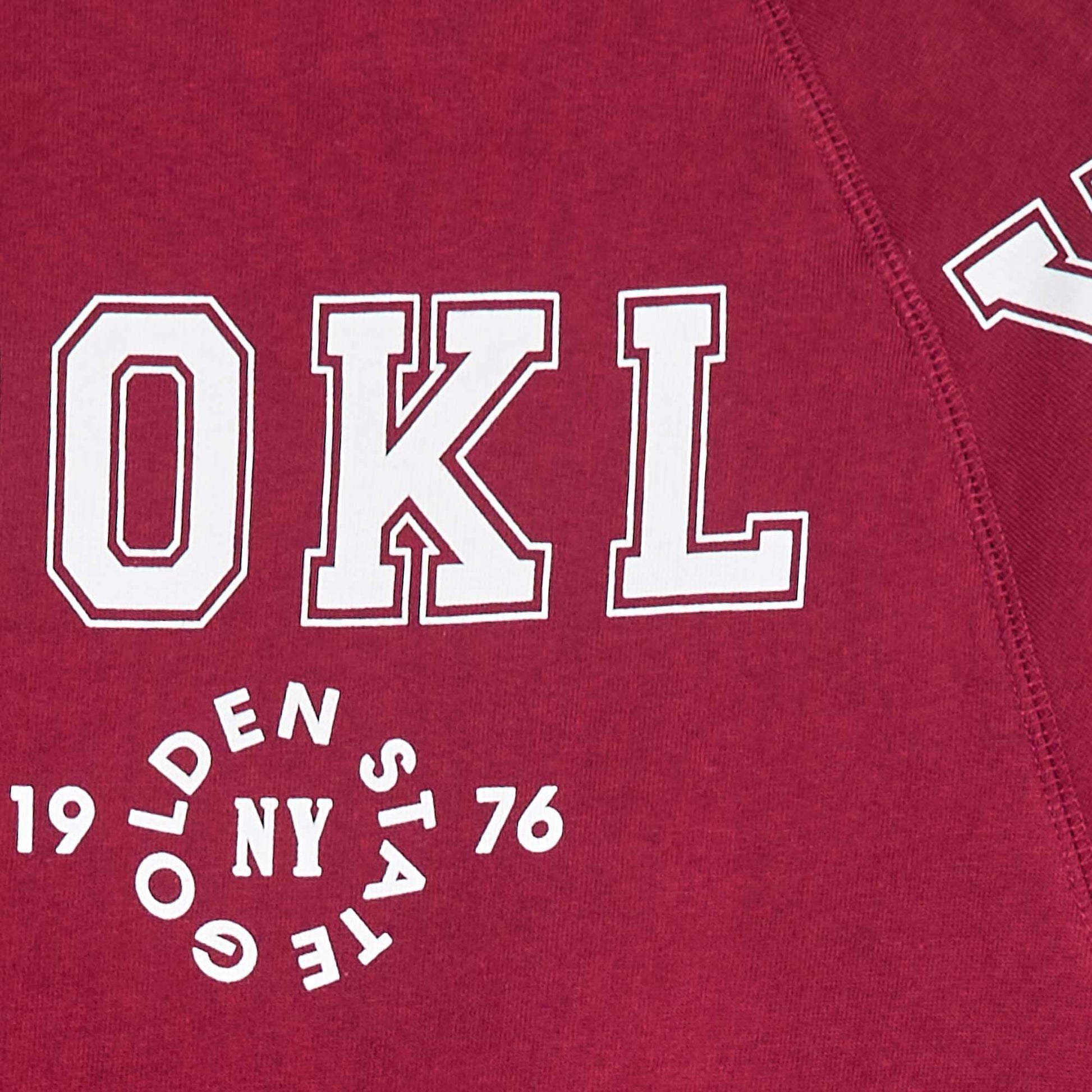 Sweat en molleton avec imprimé ROUGE