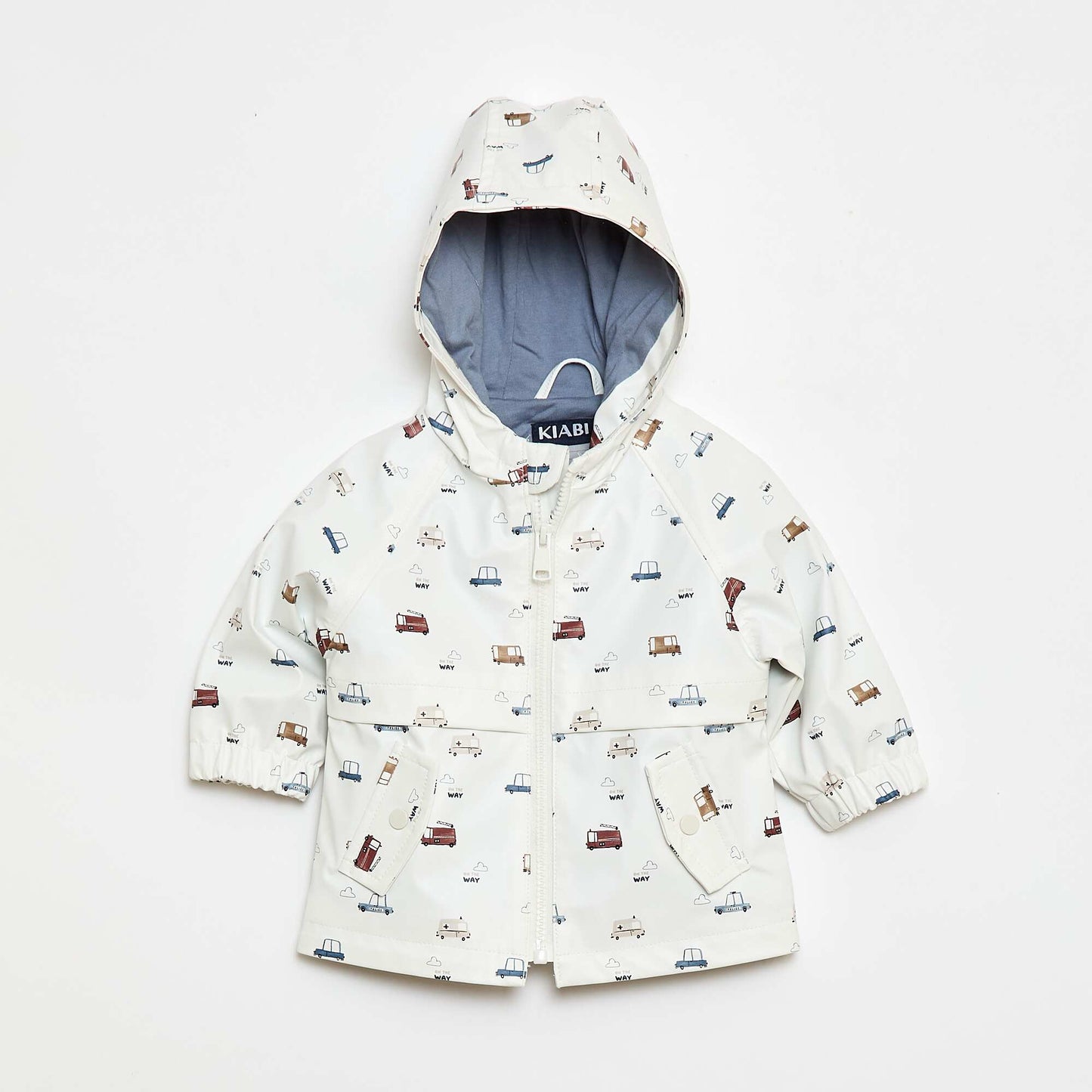 Parka à capuche déperlant BLANC