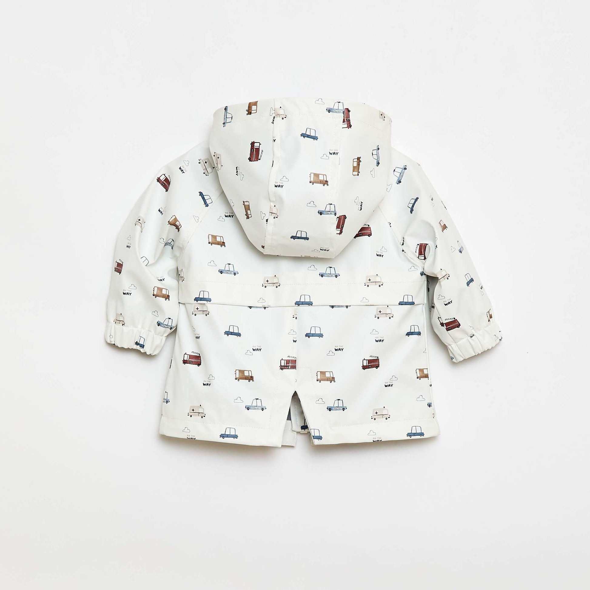 Parka à capuche déperlant BLANC
