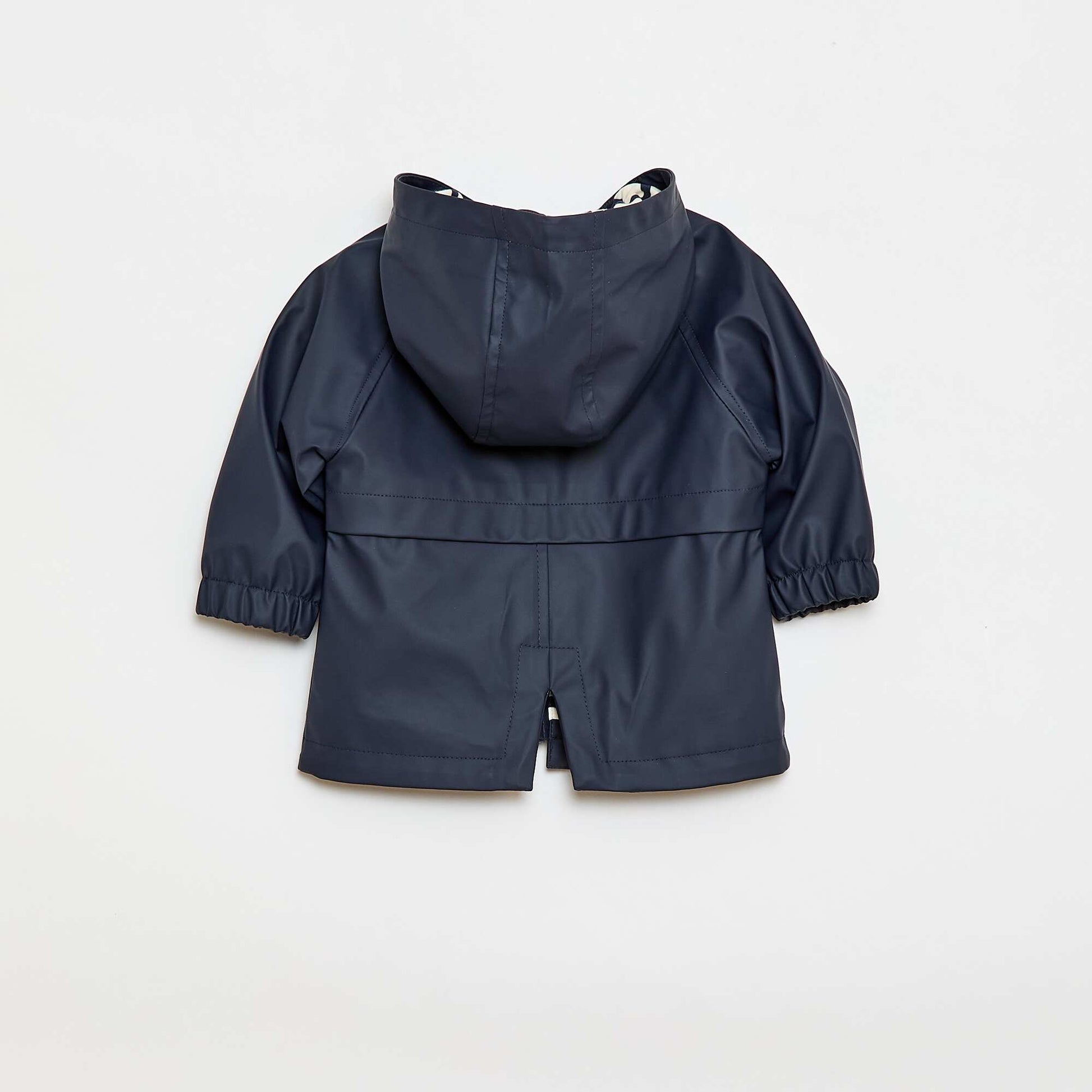 Parka à capuche déperlant BLEU