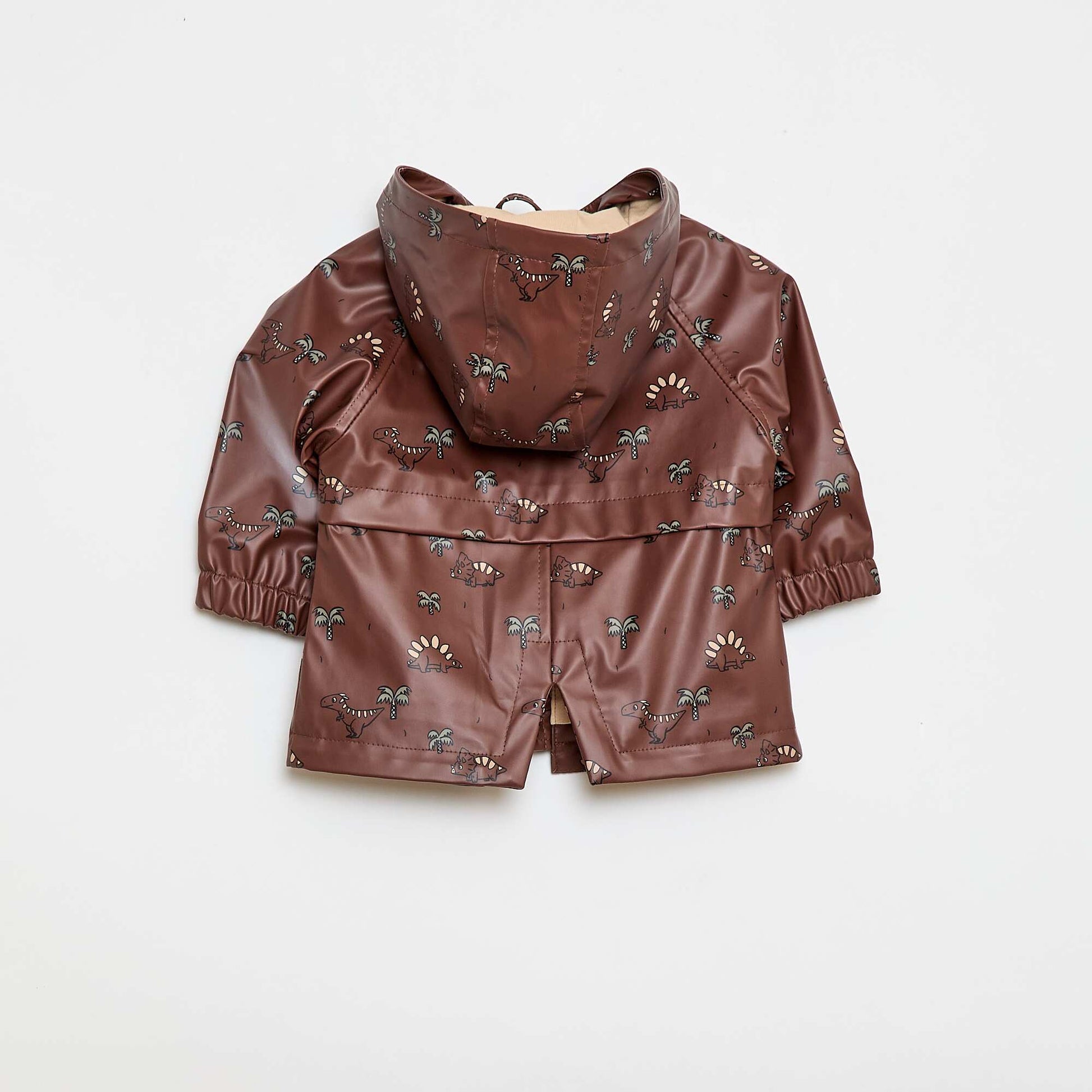 Parka à capuche déperlant MARRON