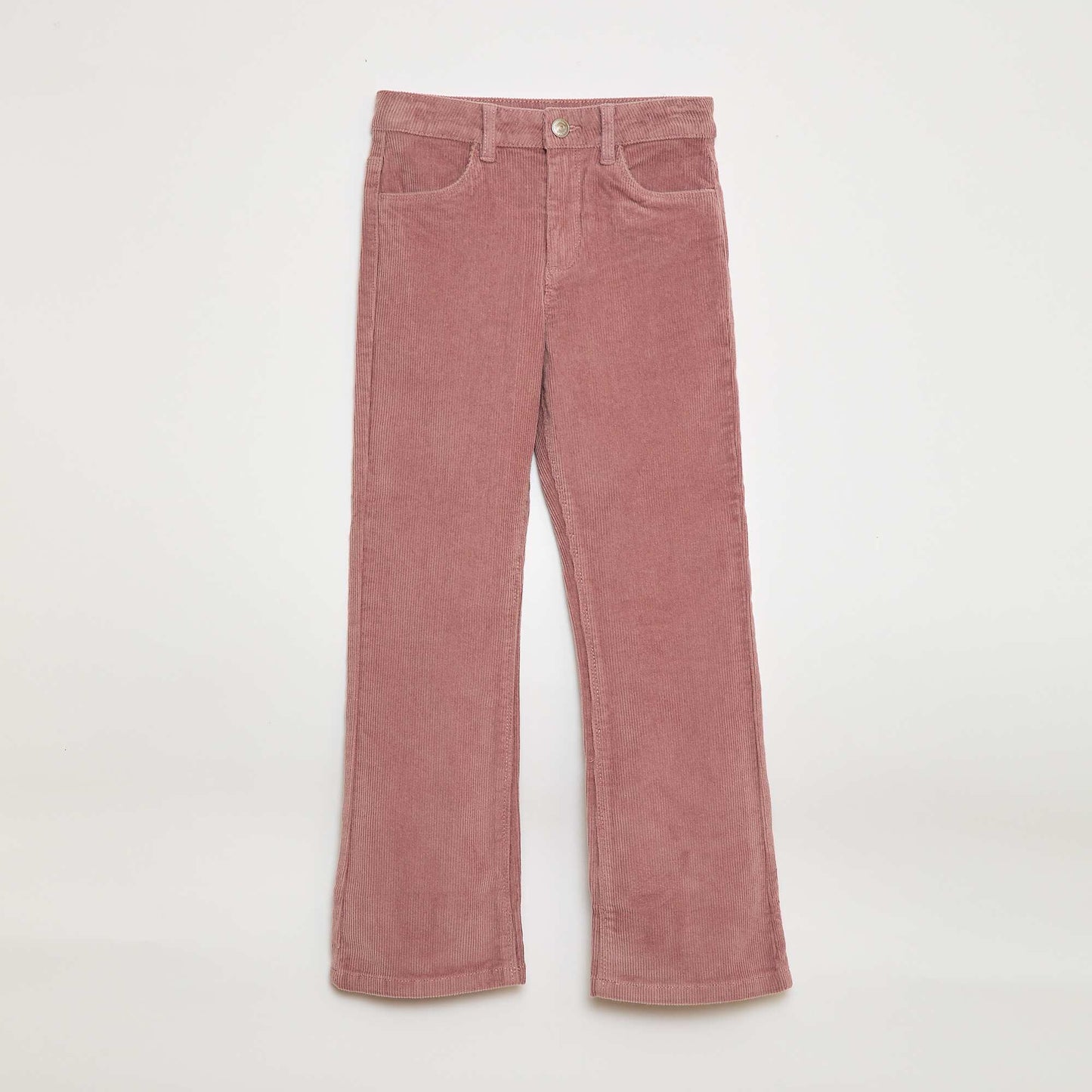 Pantalon en velours coupe flare ROSE