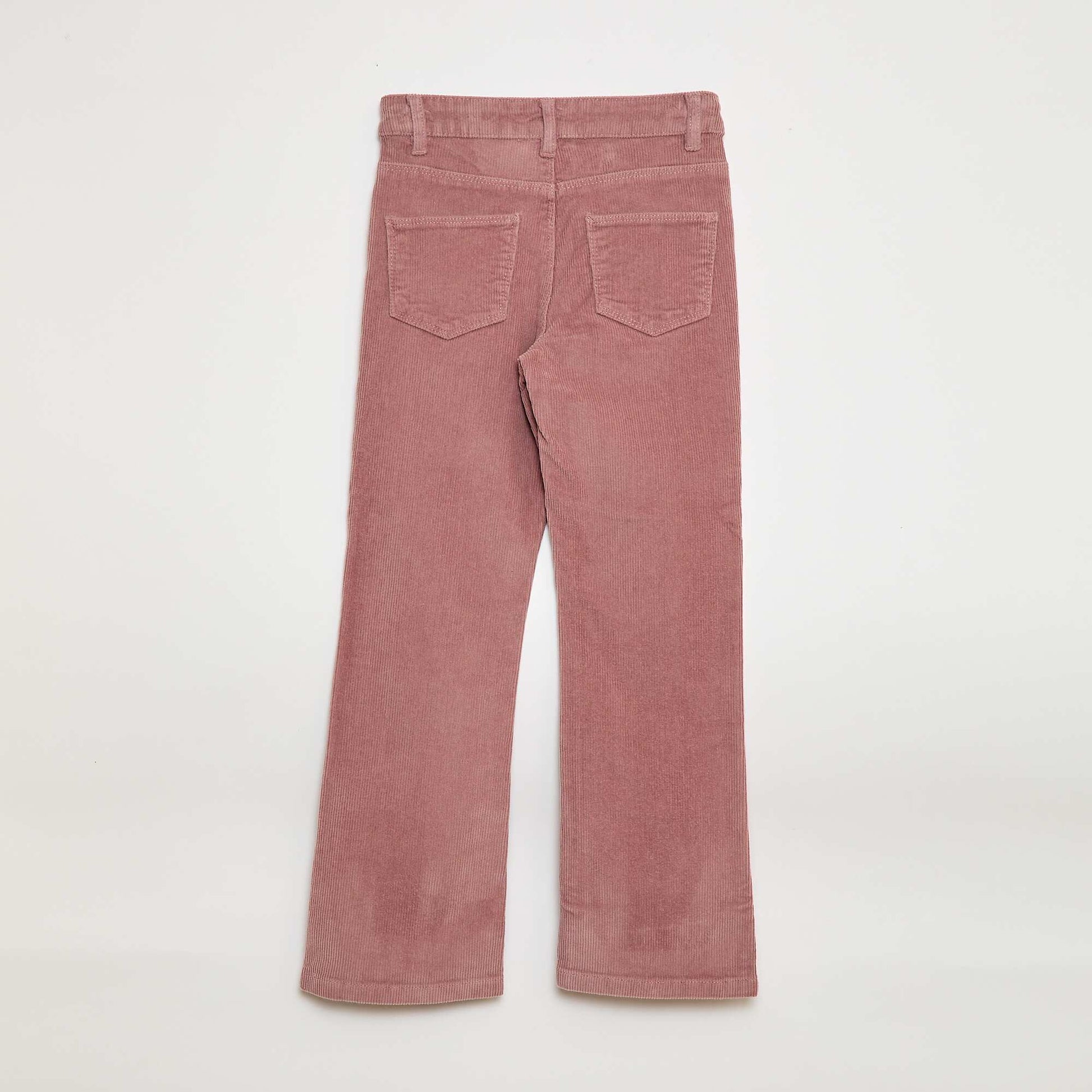 Pantalon en velours coupe flare ROSE