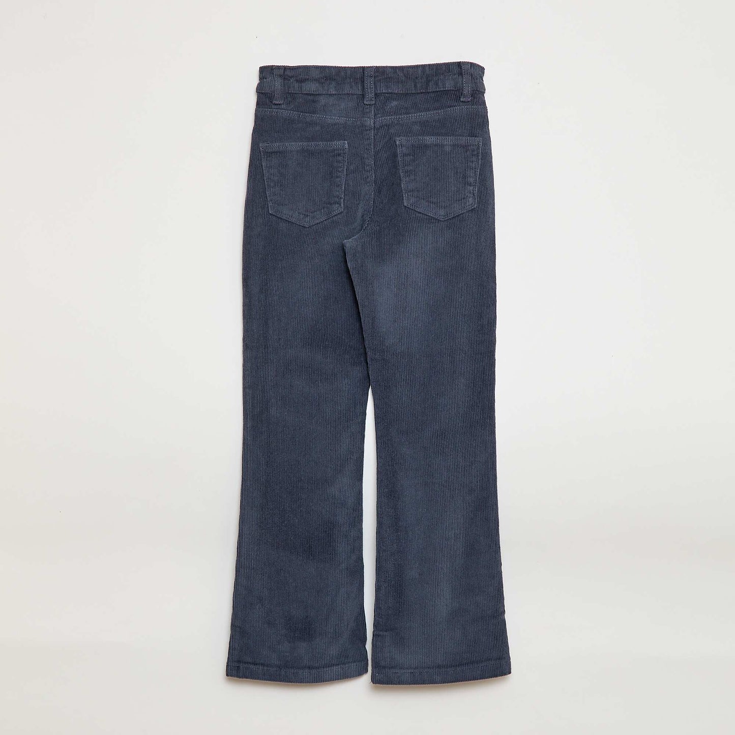Pantalon en velours coupe flare GRIS