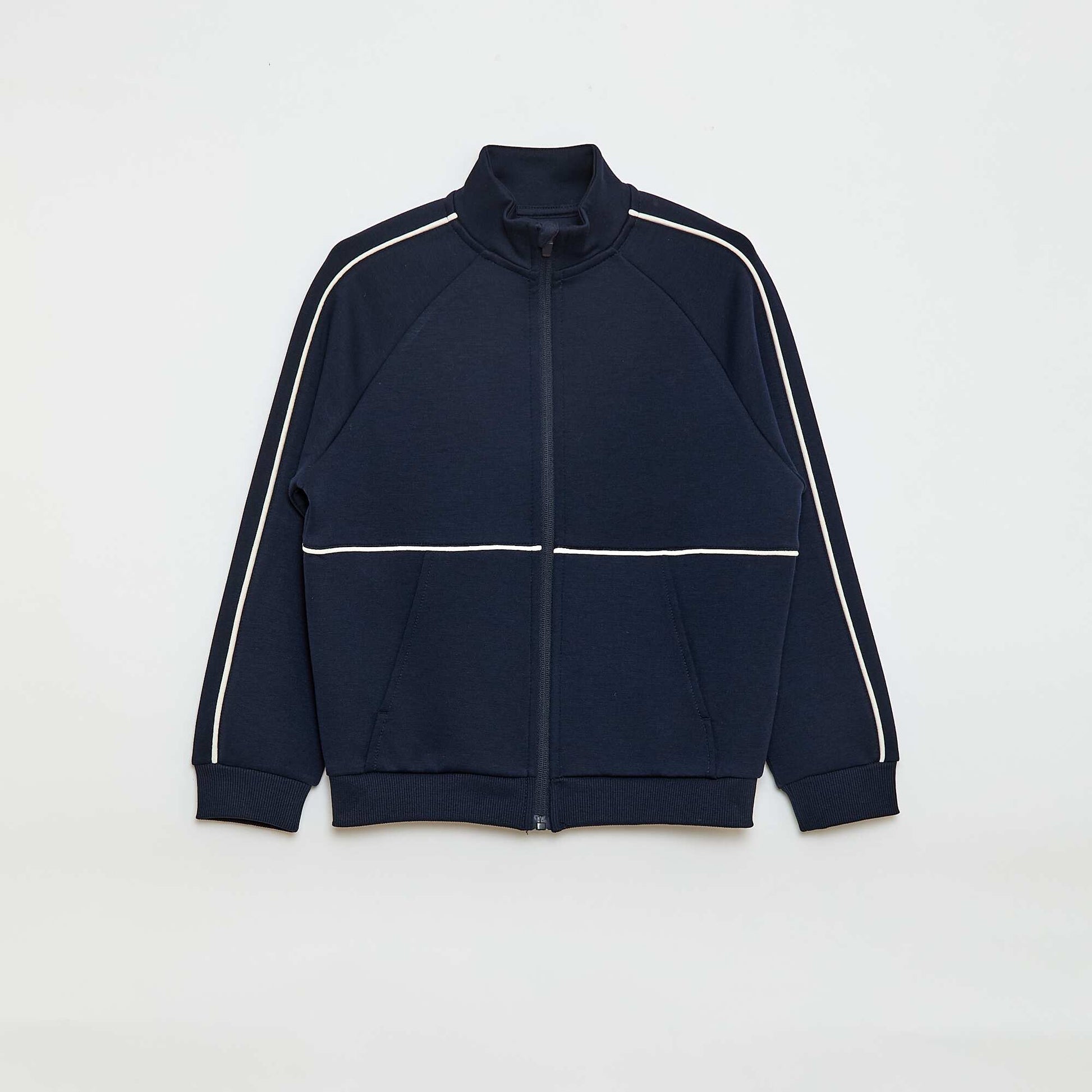 Sweat avec ouverture zippée BLEU