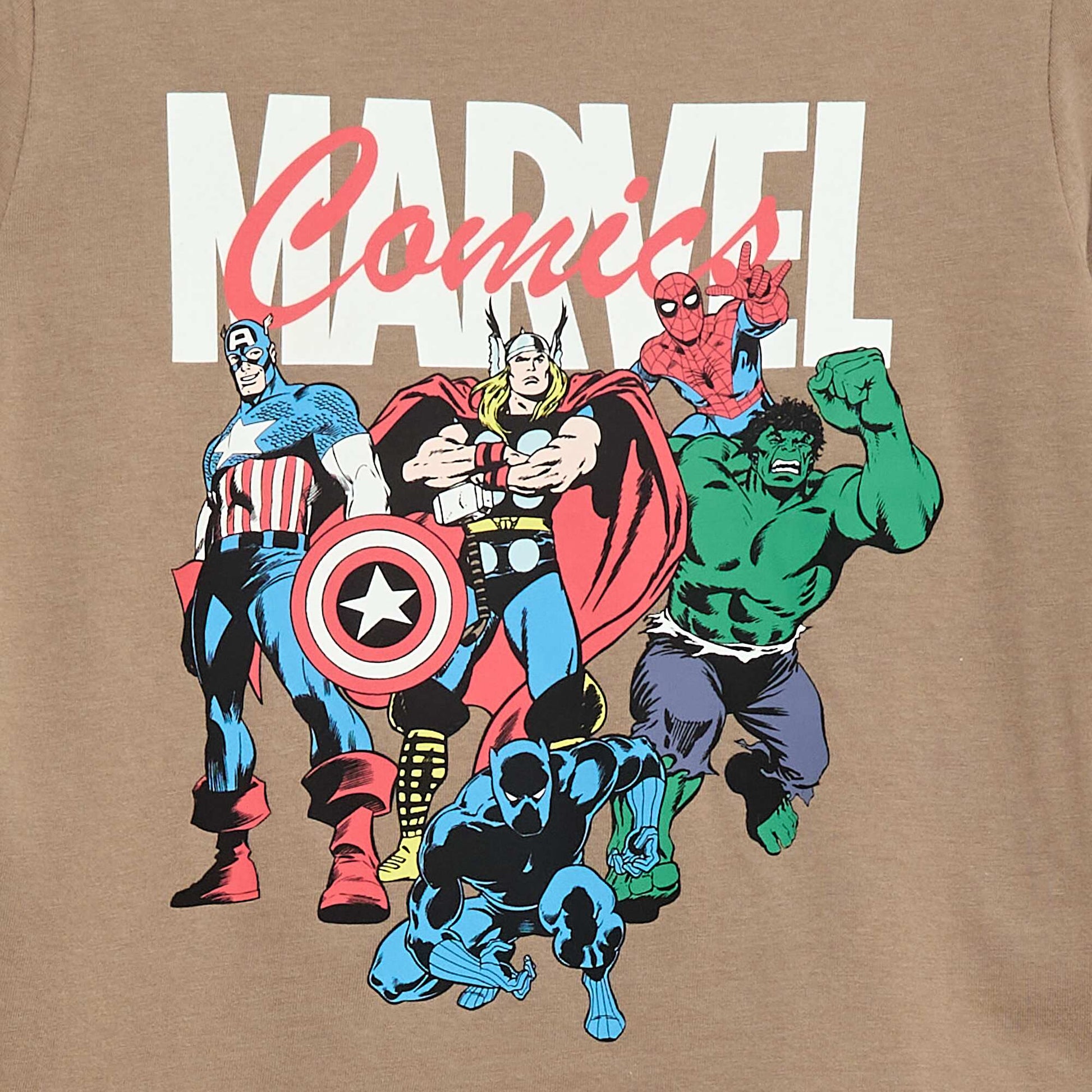 Ensemble pyjama long 'Avengers' 'Marvel' - 2 pièces BEIGE