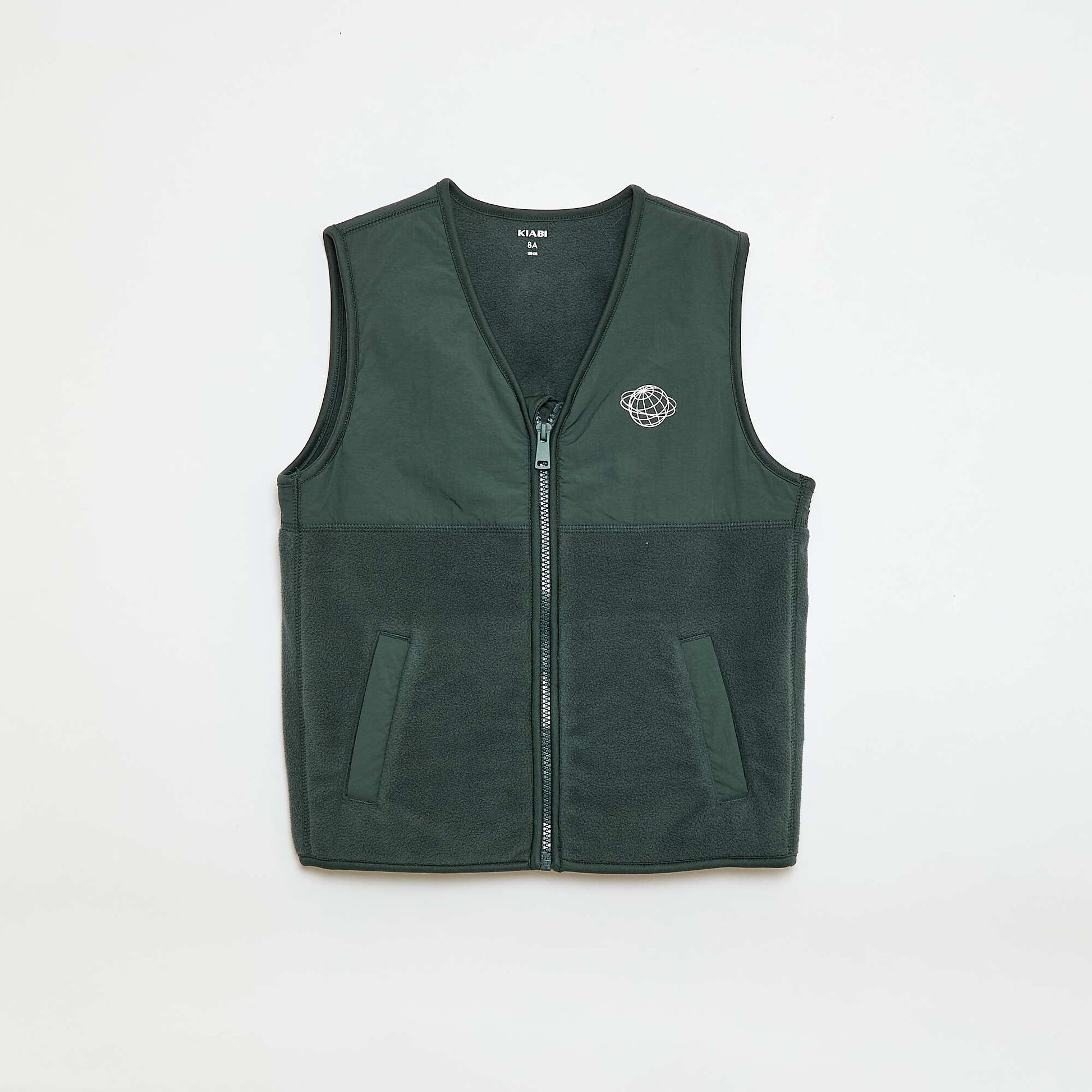 Veste sans manches polaire VERT