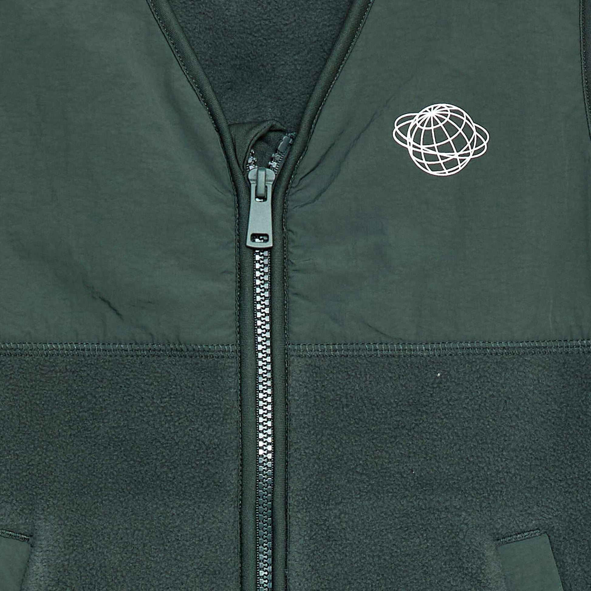 Veste sans manches polaire VERT