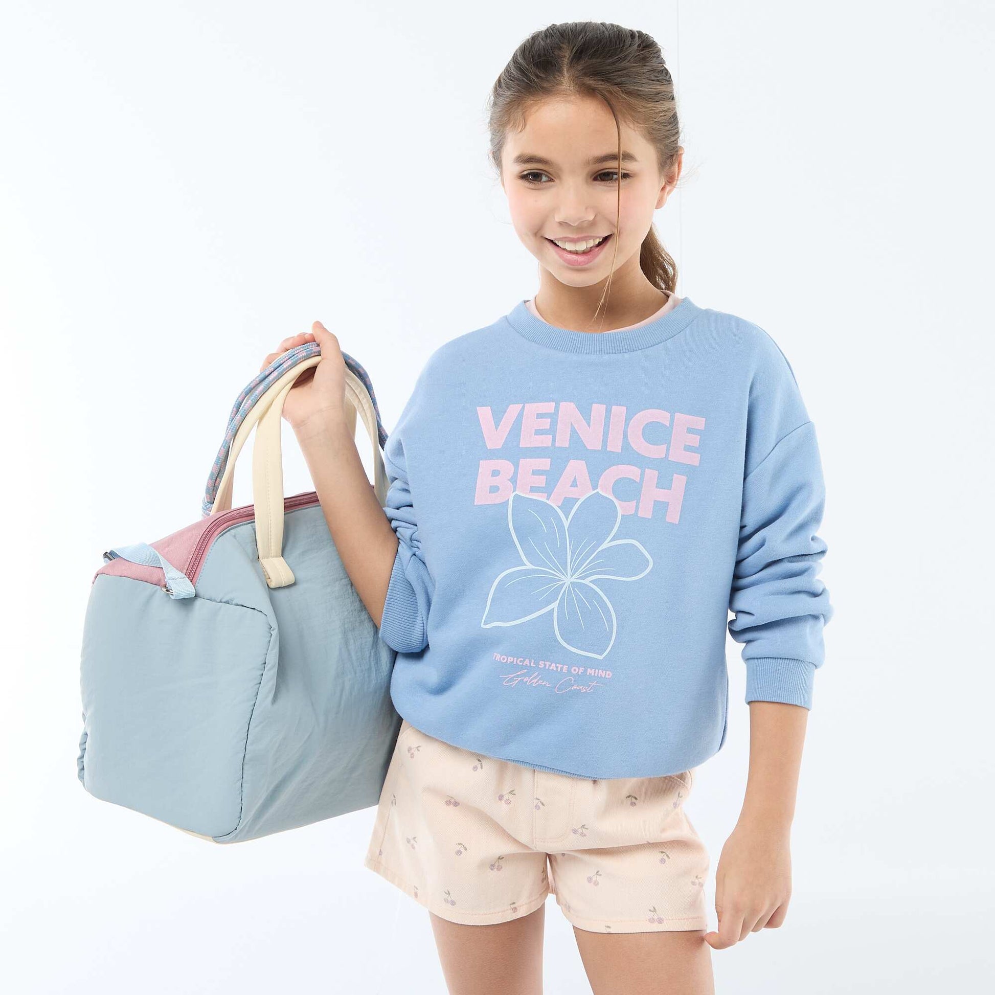 Sweat en molleton léger BLEU
