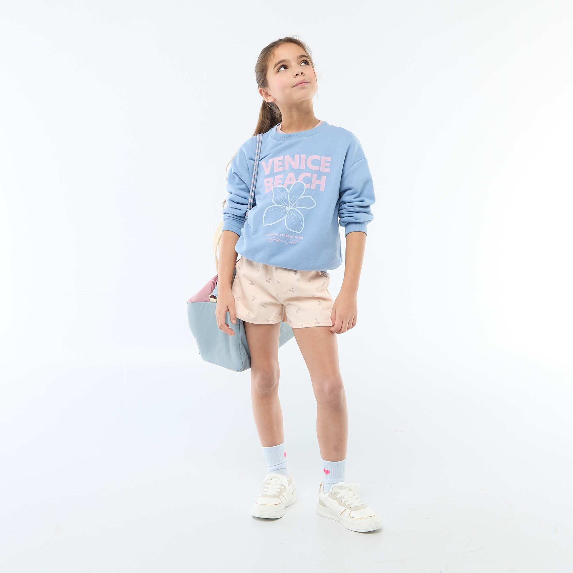 Sweat en molleton léger BLEU