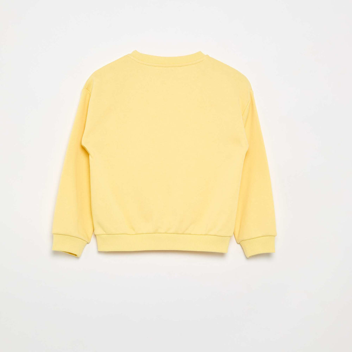 Sweat en molleton léger JAUNE
