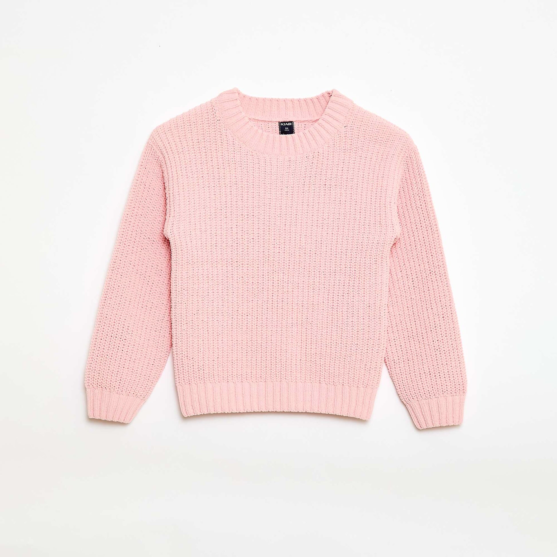 Pull en maille chenille ROSE