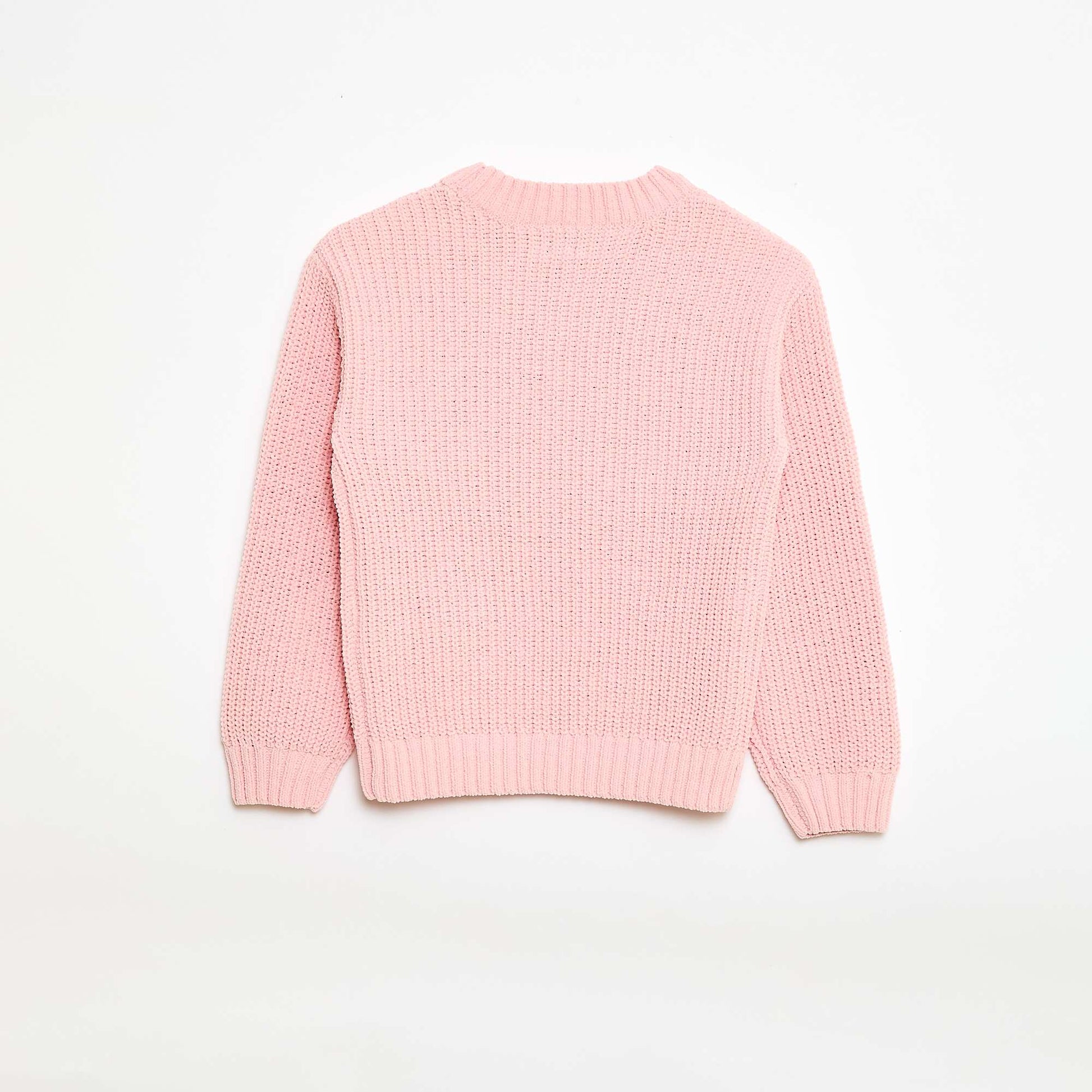 Pull en maille chenille ROSE
