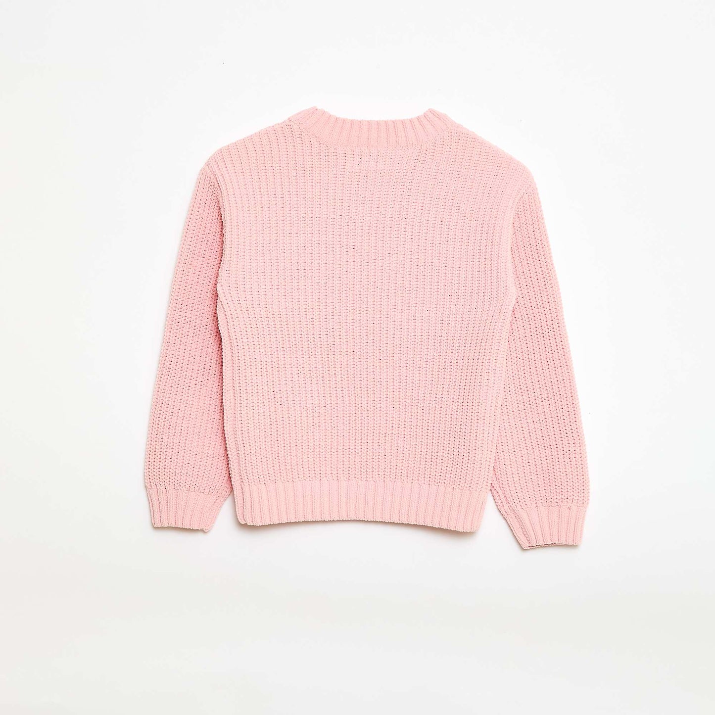 Pull en maille chenille ROSE