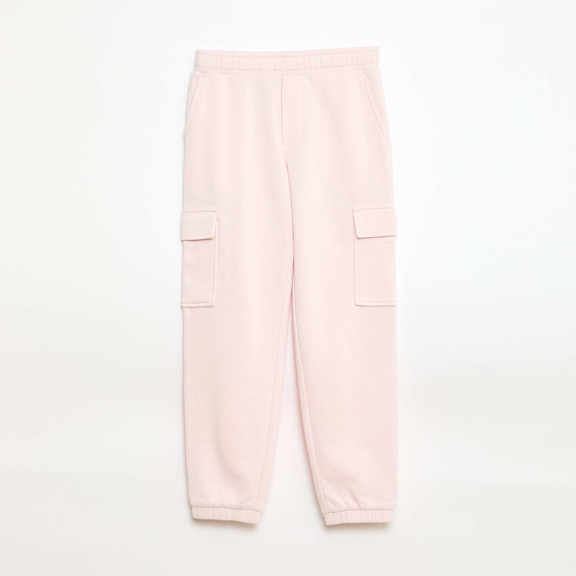 Jogging cargo en french terry ROSE