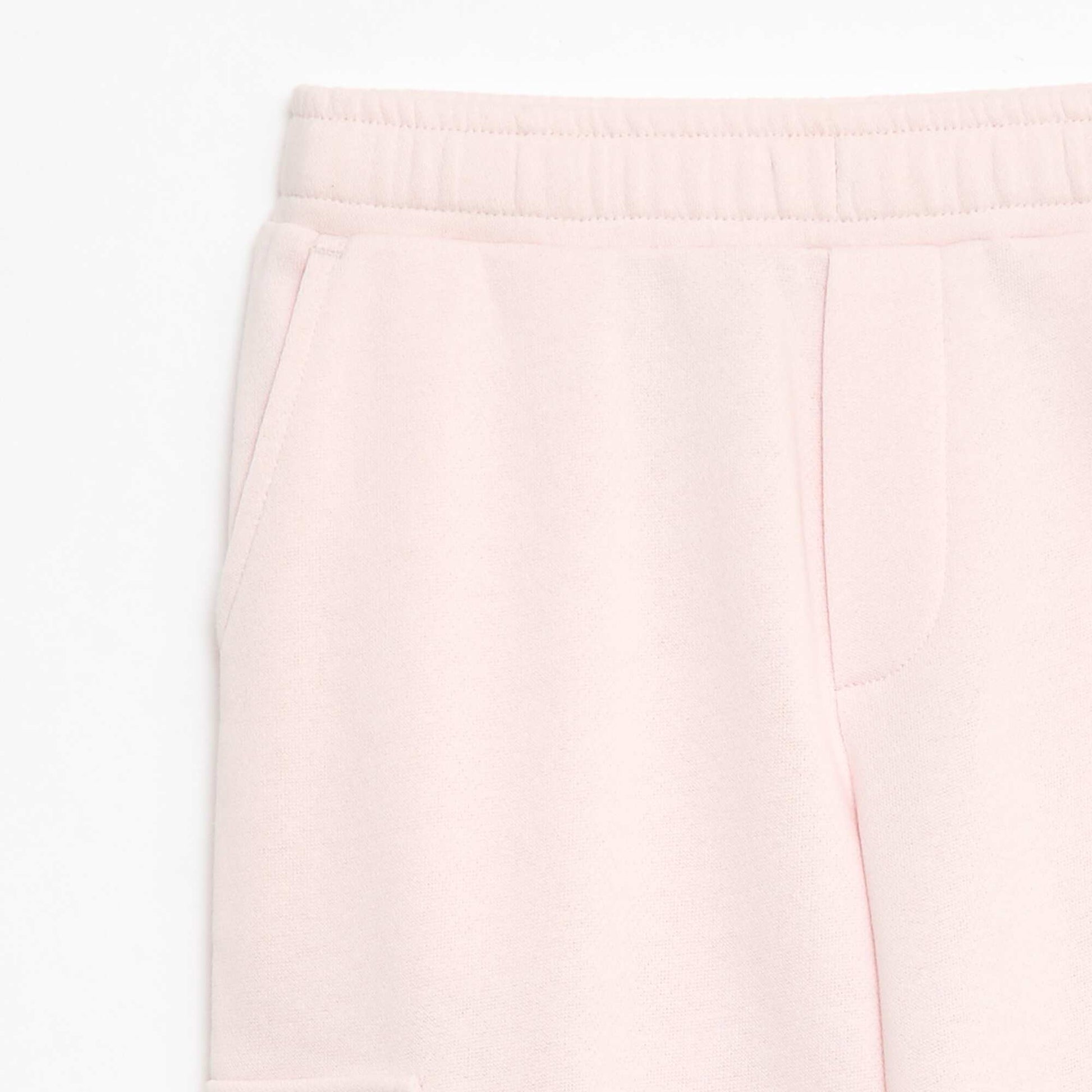 Jogging cargo en french terry ROSE