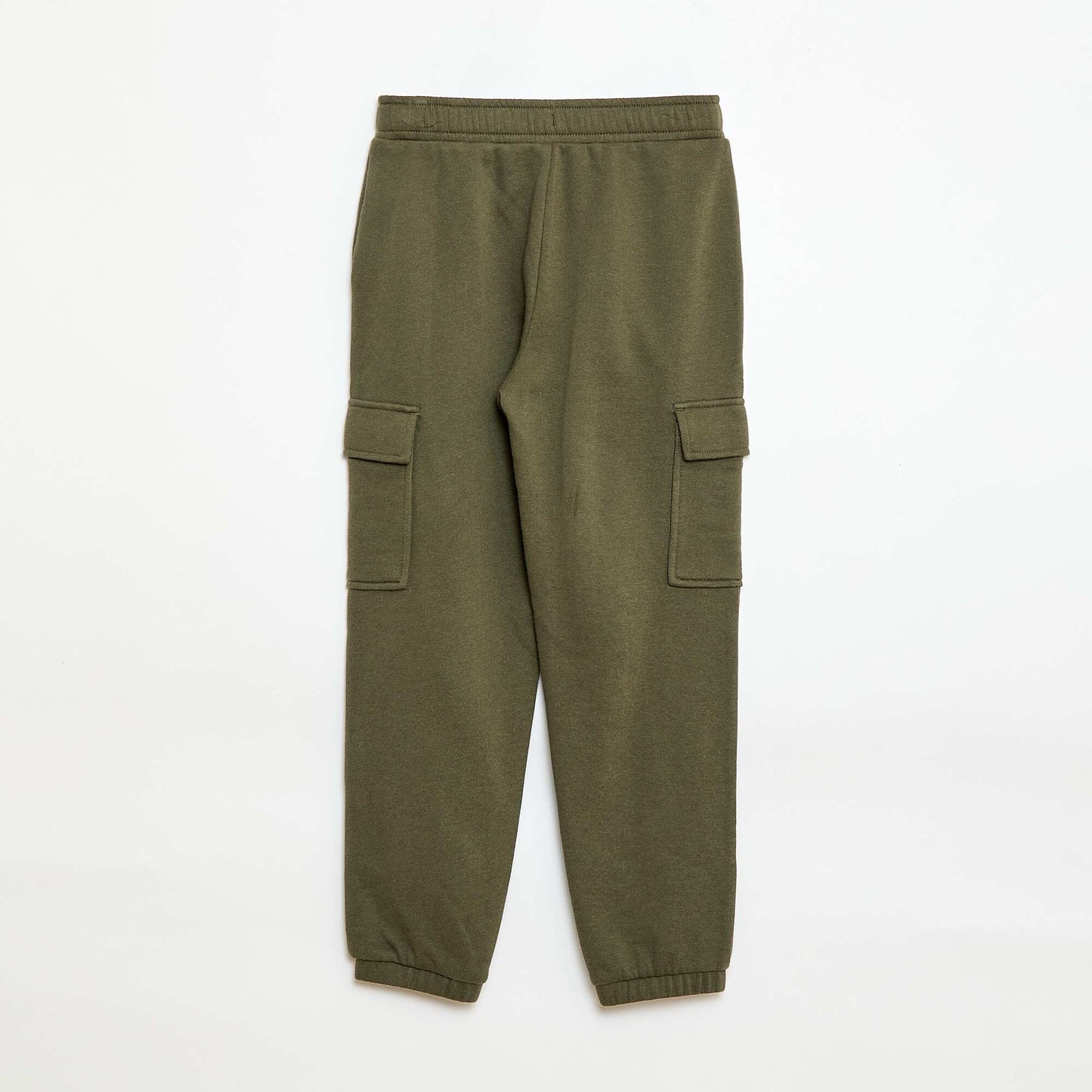 Jogging cargo en french terry VERT