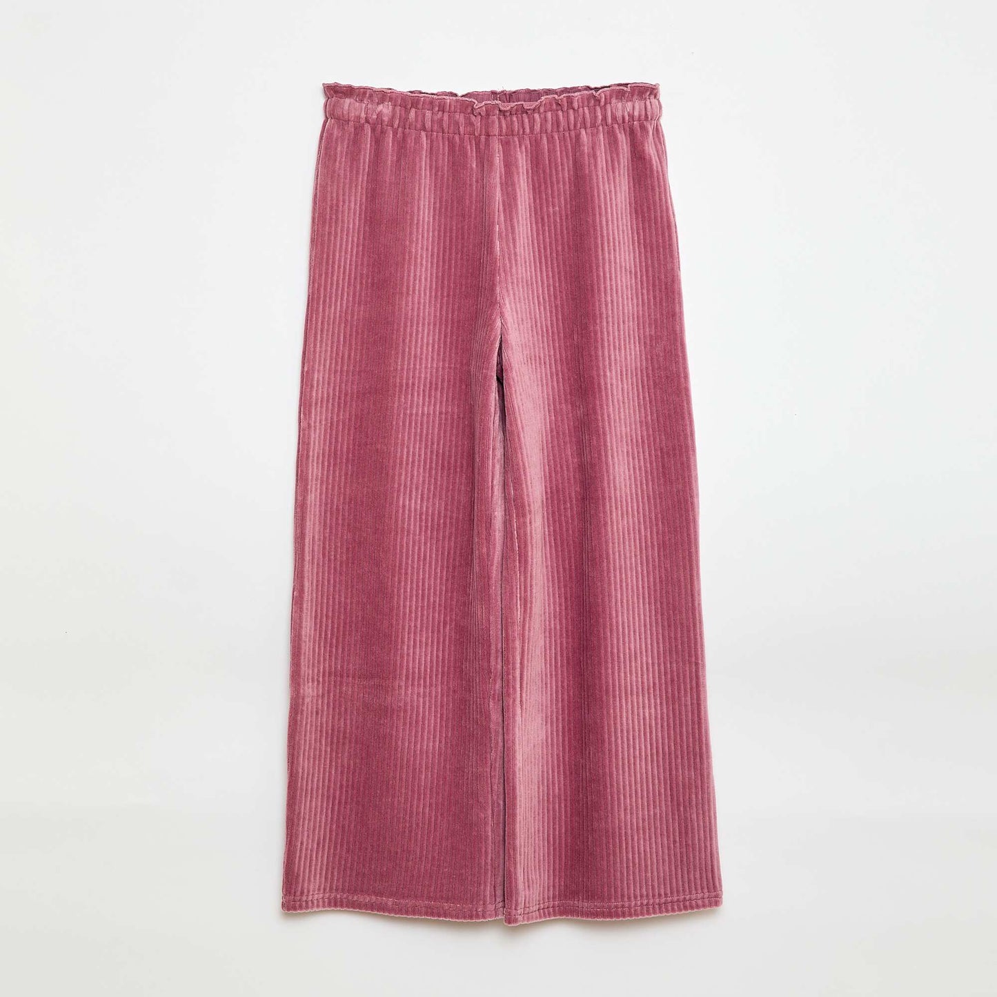 Pantalon legging wide leg en velours côtelé ROSE