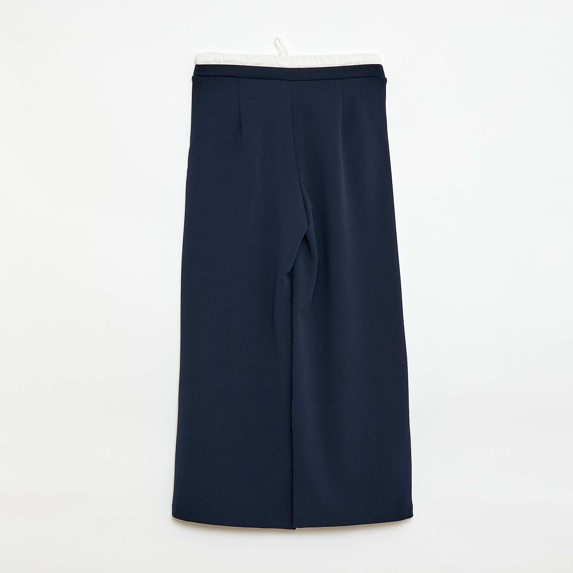 Pantalon large avec effet 2 en 1 avec style caleçon BLEU