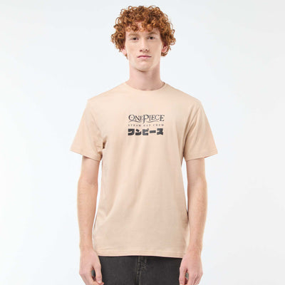 Tee-shirt long imprimé 'One Piece' BEIGE
