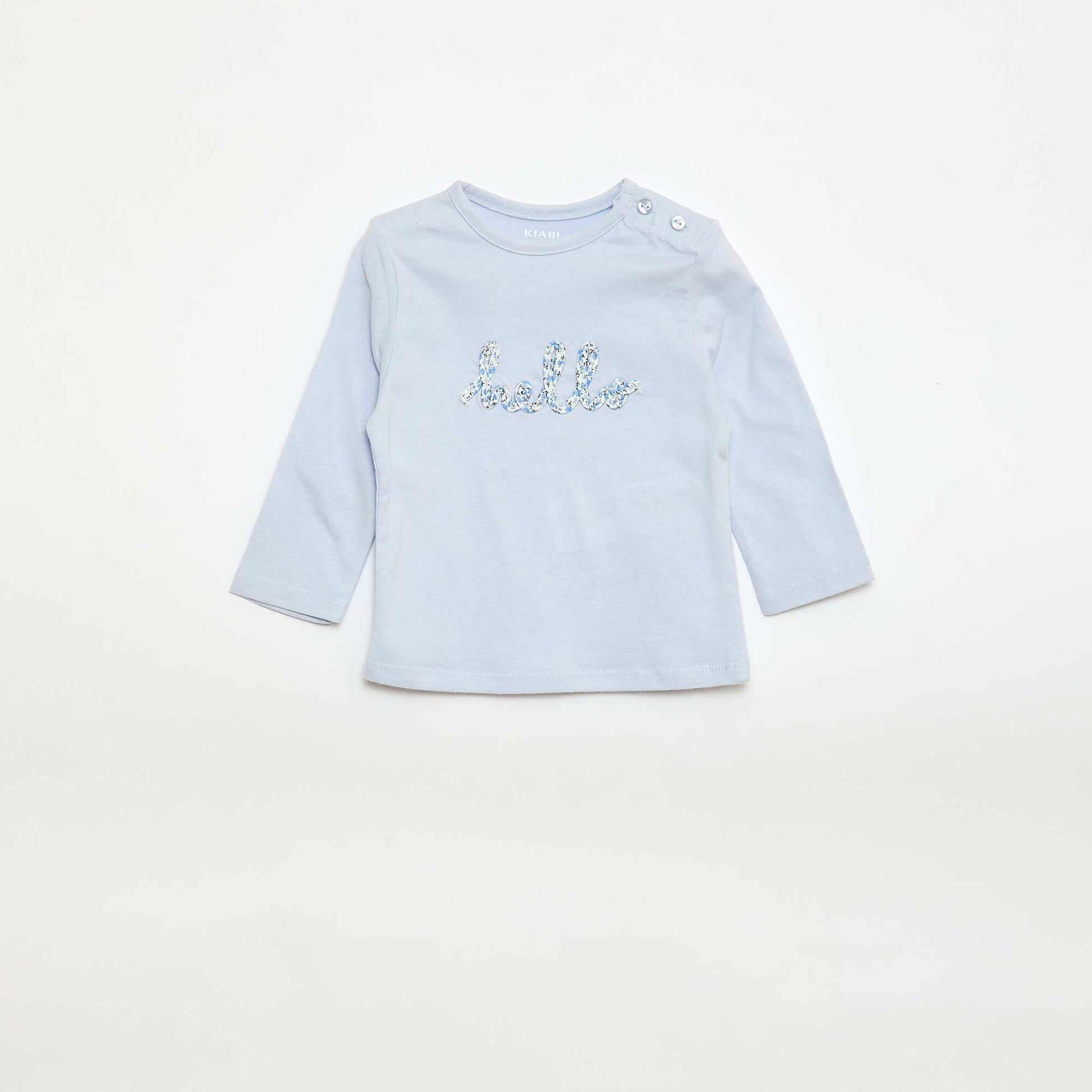 T-shirt imprimé fantaisie BLEU