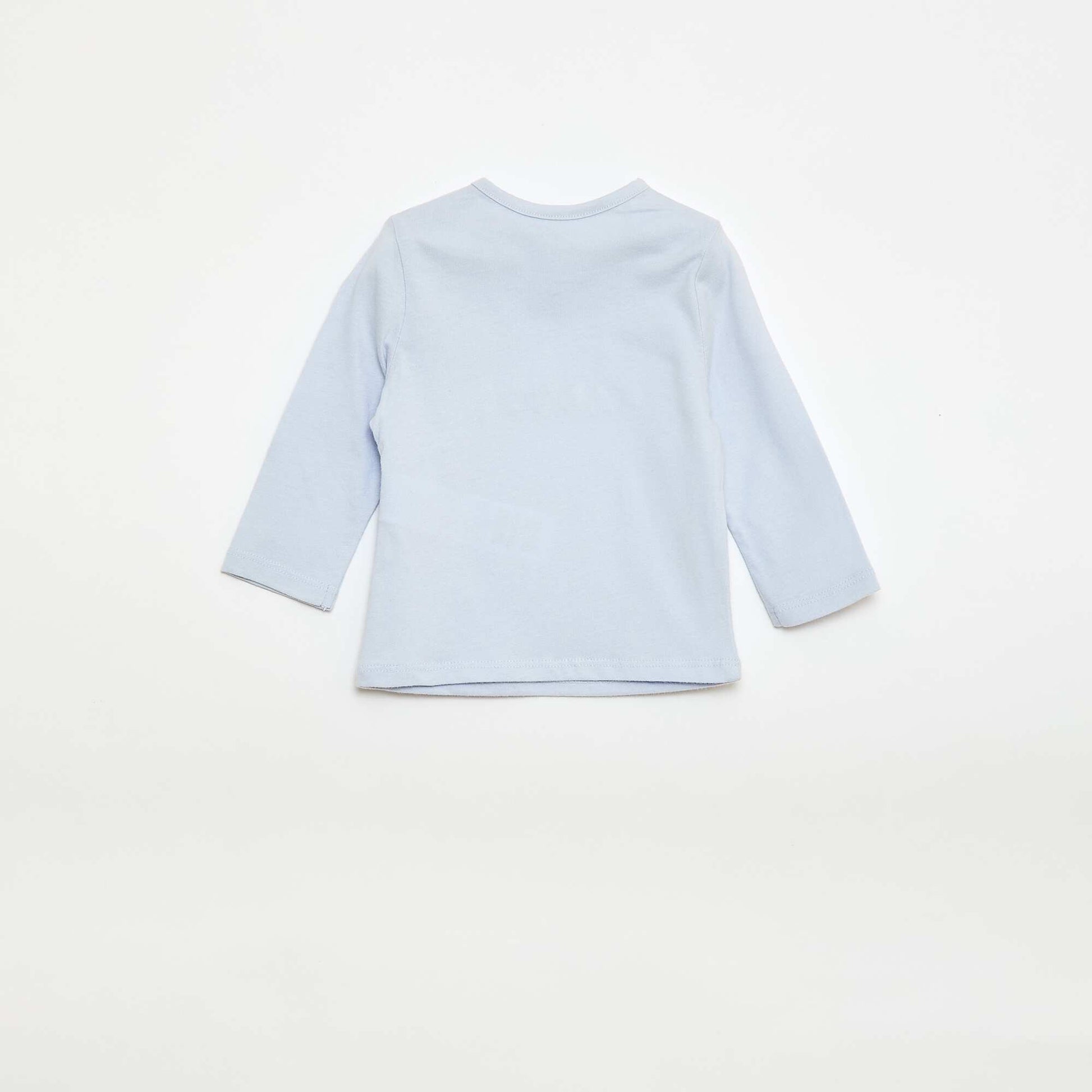 T-shirt imprimé fantaisie BLEU
