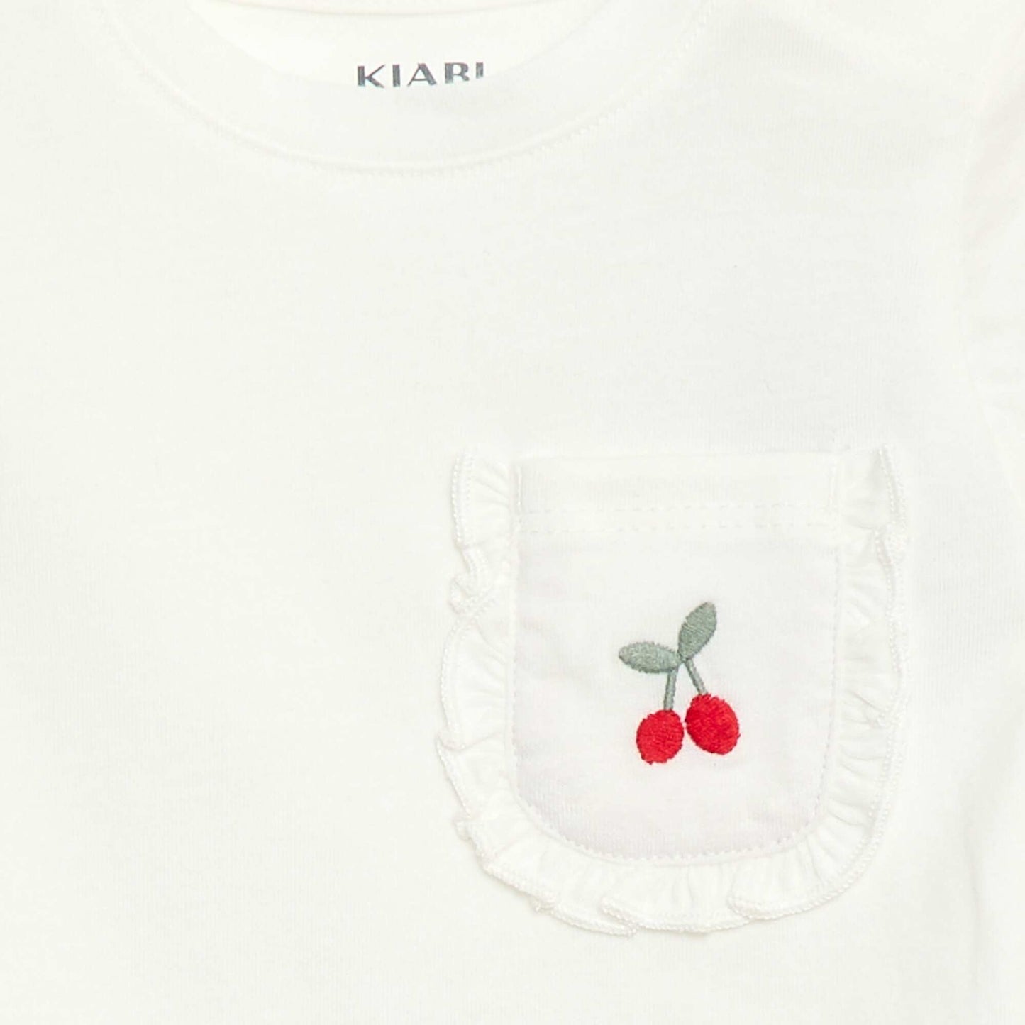 T-shirt avec poche fantaisie BLANC