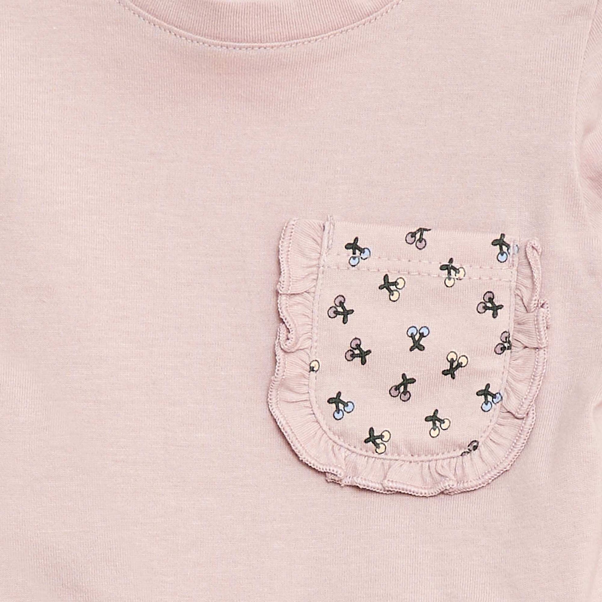 T-shirt avec poche fantaisie VIOLET