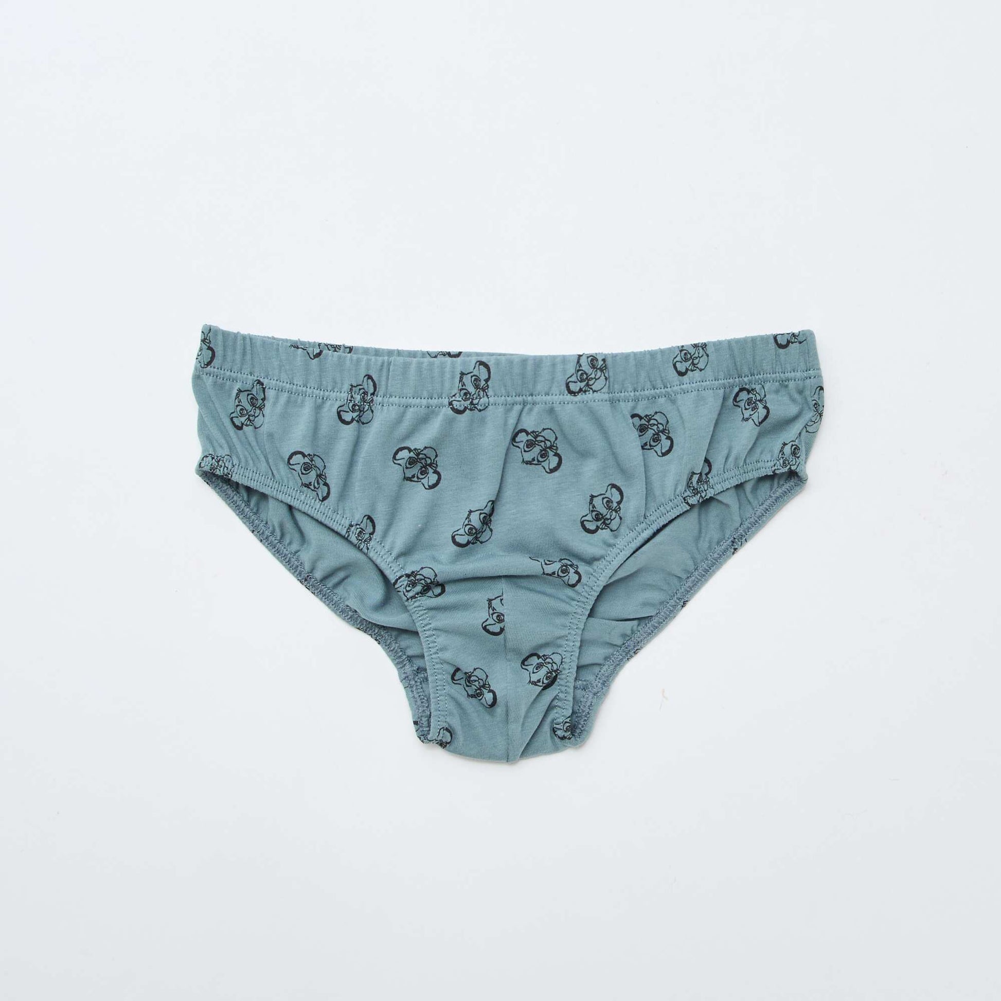 Lot de 3 slips 'Simba' en coton VERT