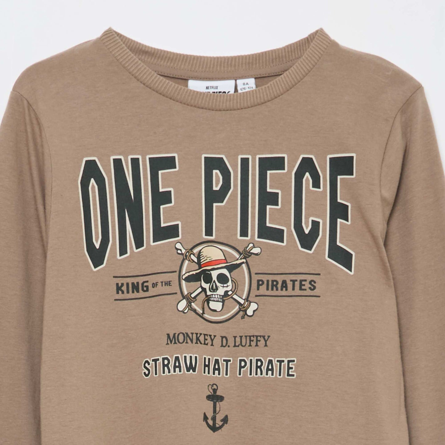 Ensemble pyjama long 'One piece' MARRON