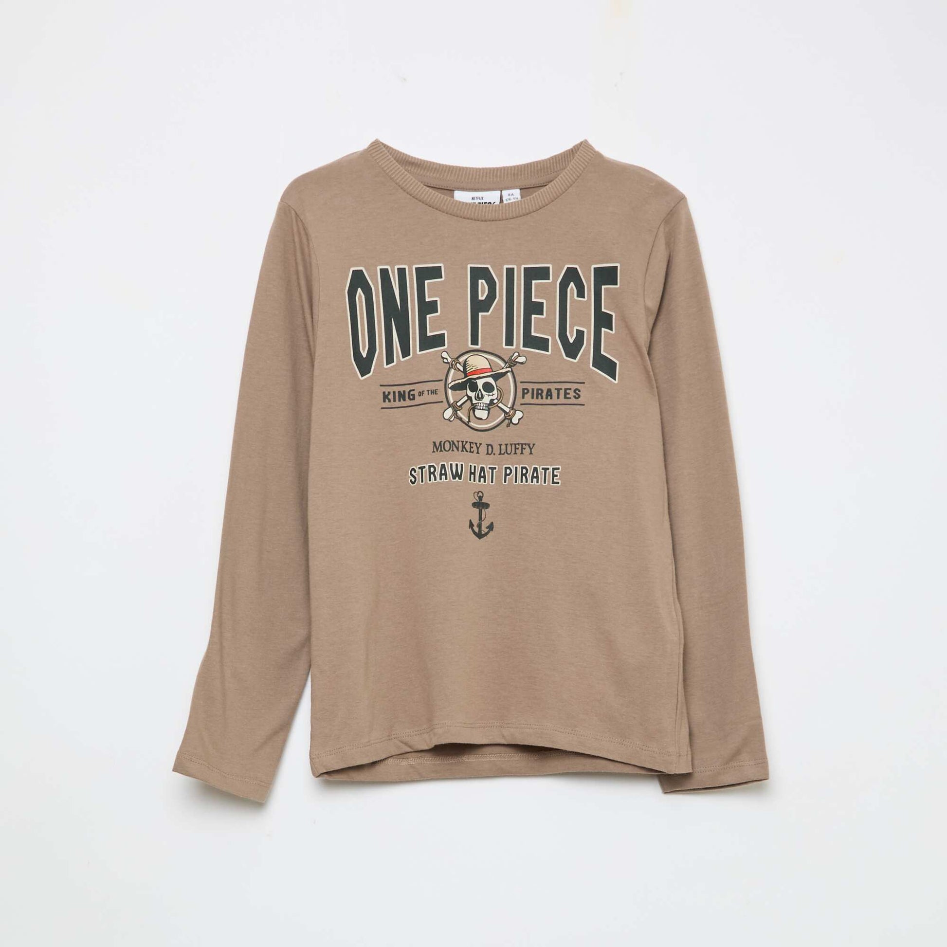 Ensemble pyjama long 'One piece' MARRON