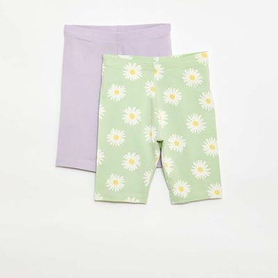Lot de 2 shorts cyclistes ROSE
