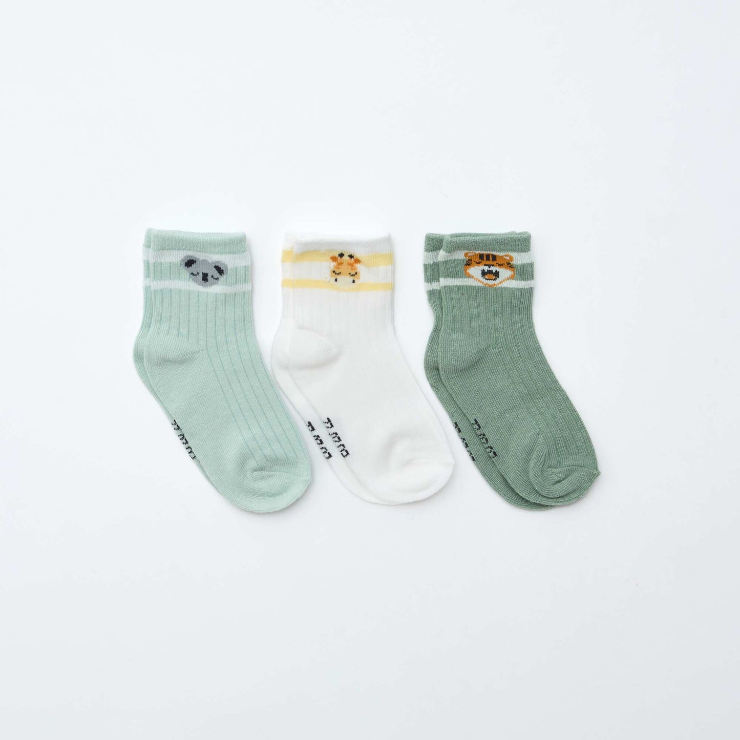 Lot de 3 paires de chaussettes en maille stretch ORANGE