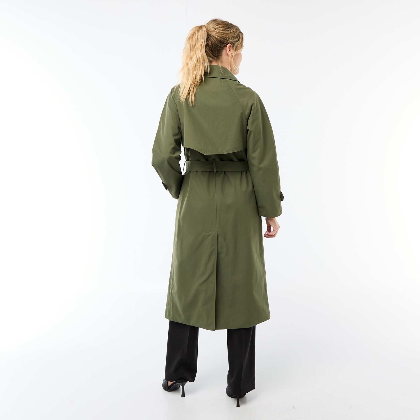 Trench long double boutonnage VERT