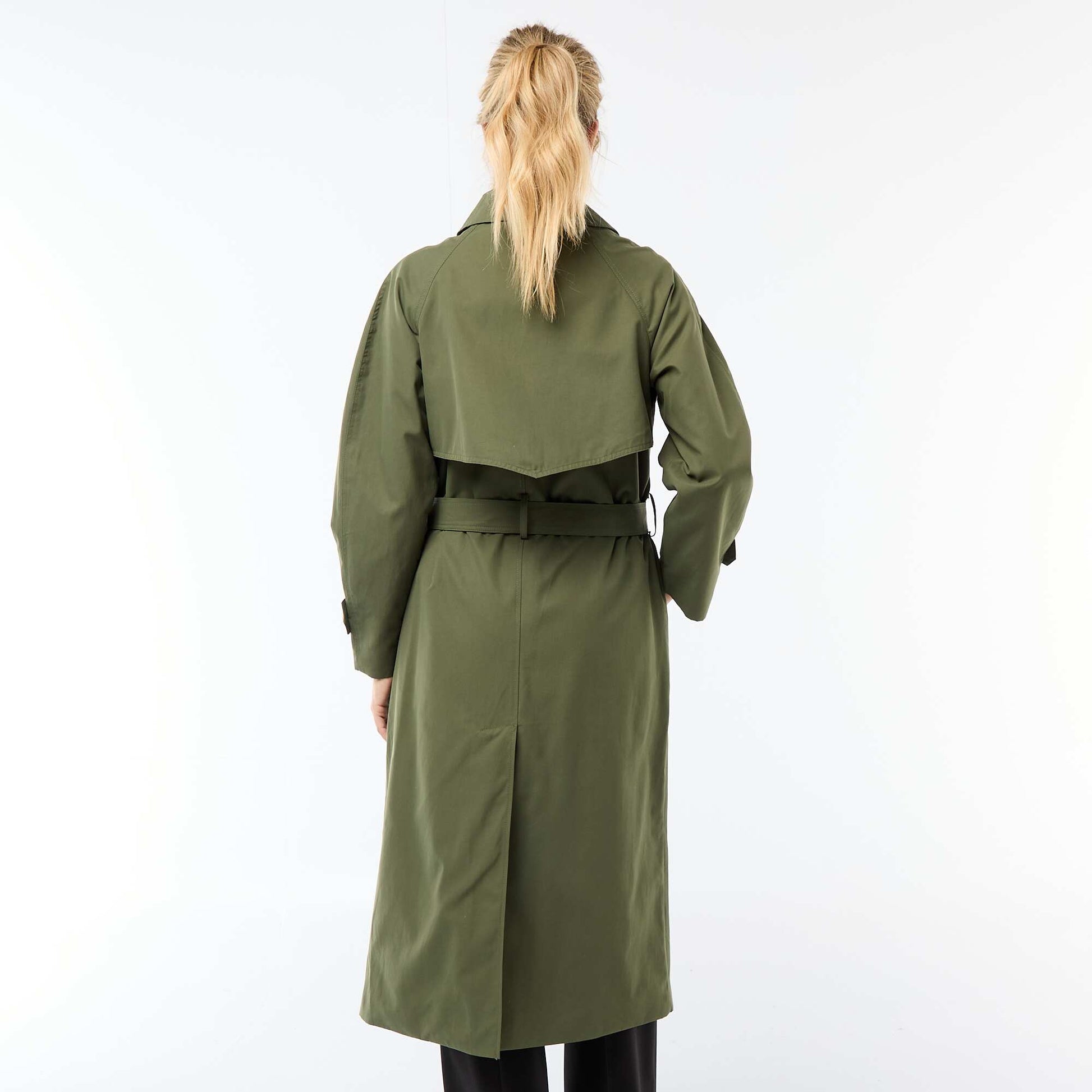 Trench long double boutonnage VERT