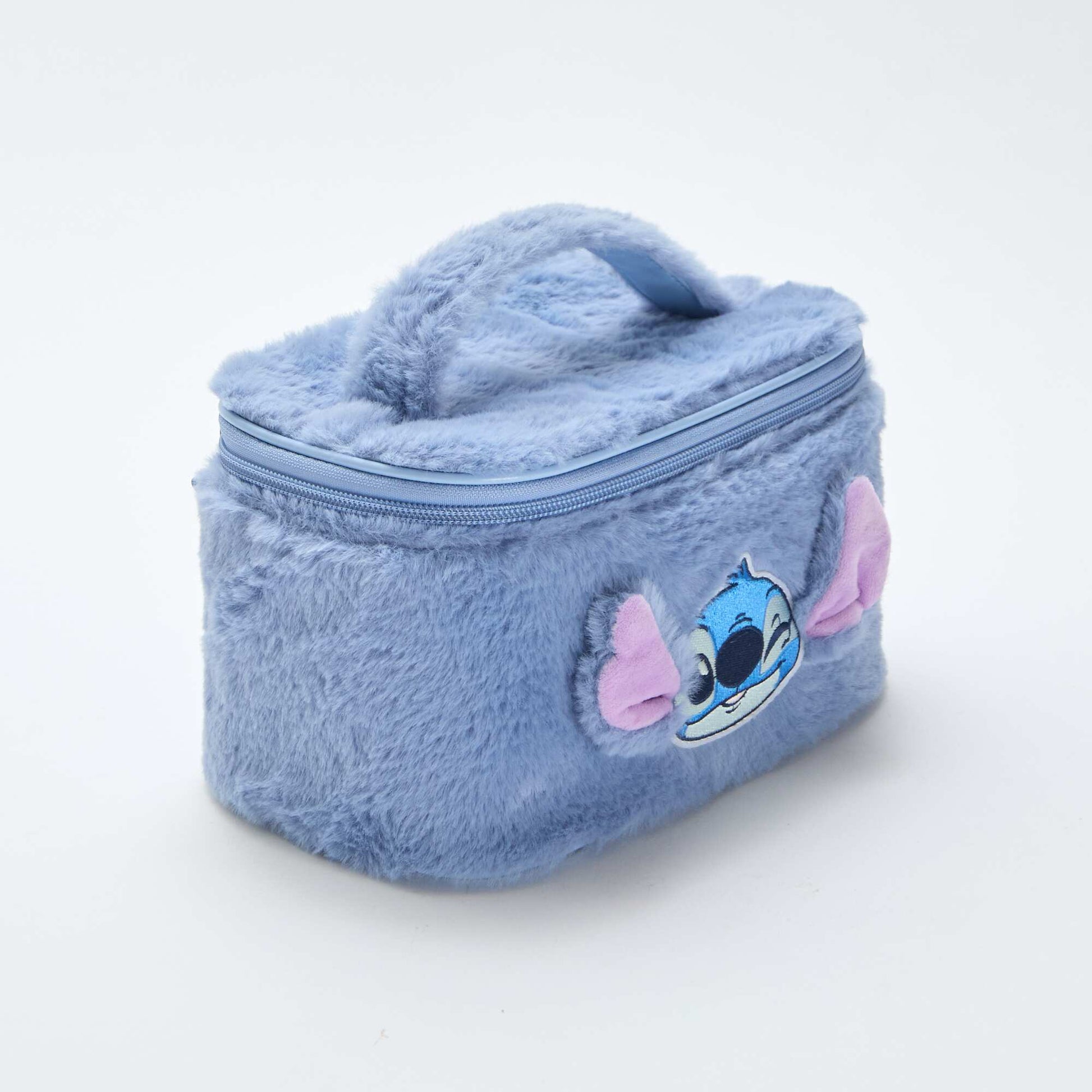 Vanity 'Stitch' en maille peluche BLEU