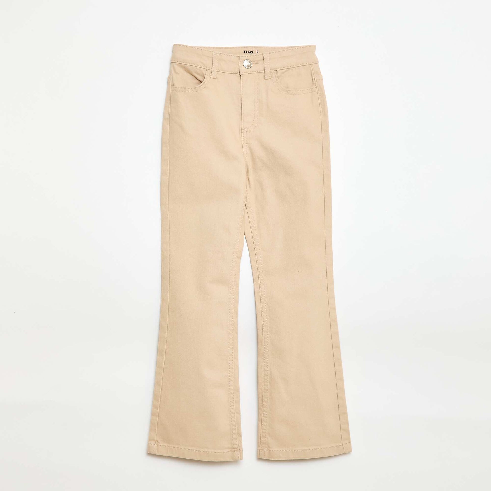 Jean flare classique BEIGE