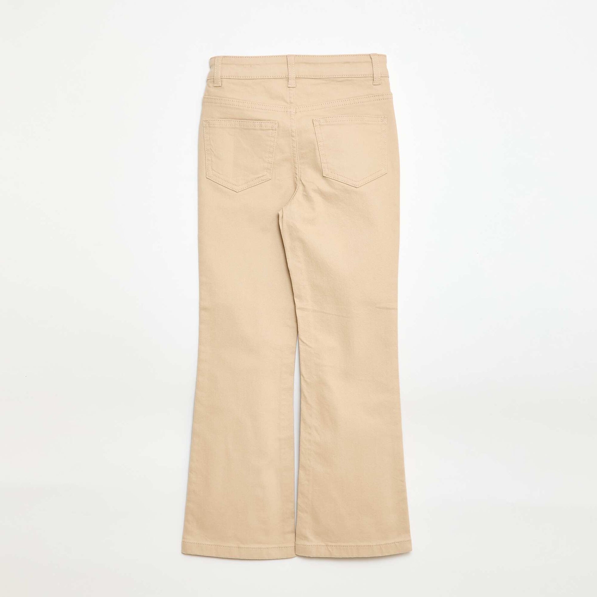 Jean flare classique BEIGE