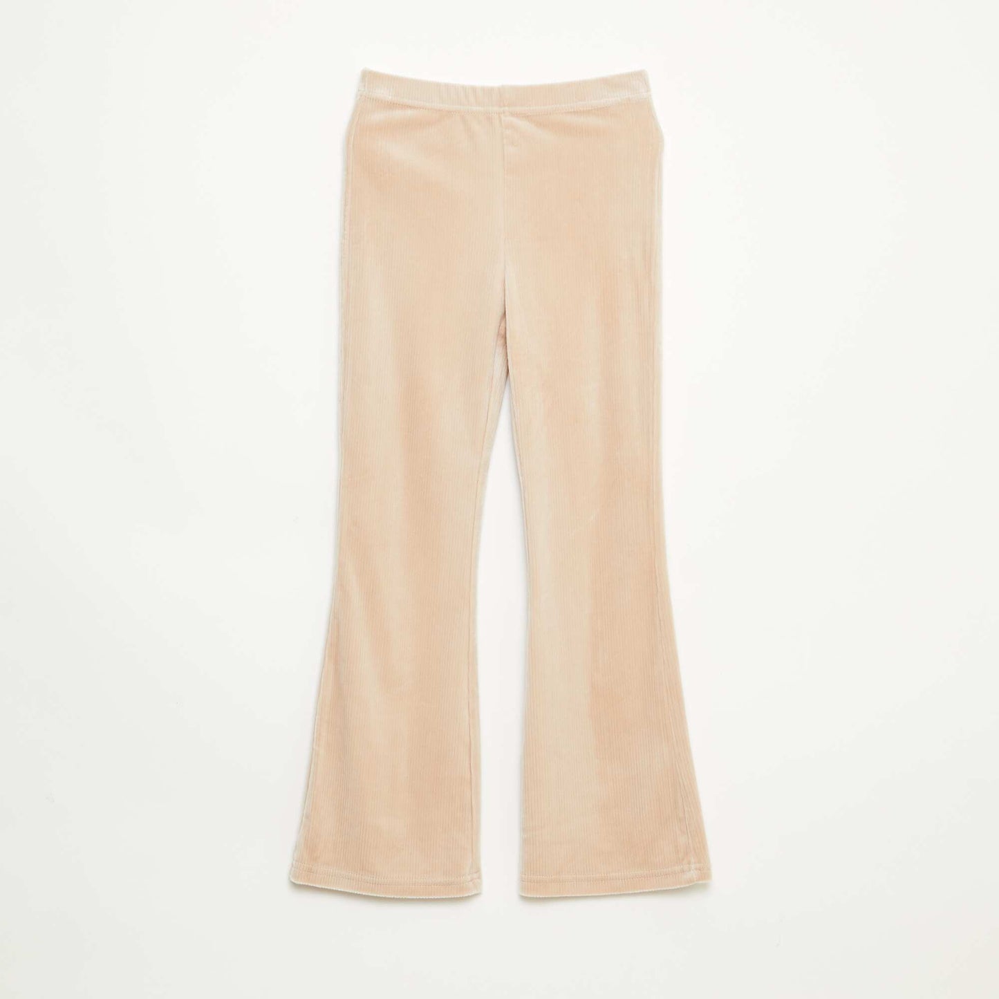 Ensemble t-shirt + pantalon en velours - 2 pièces BEIGE